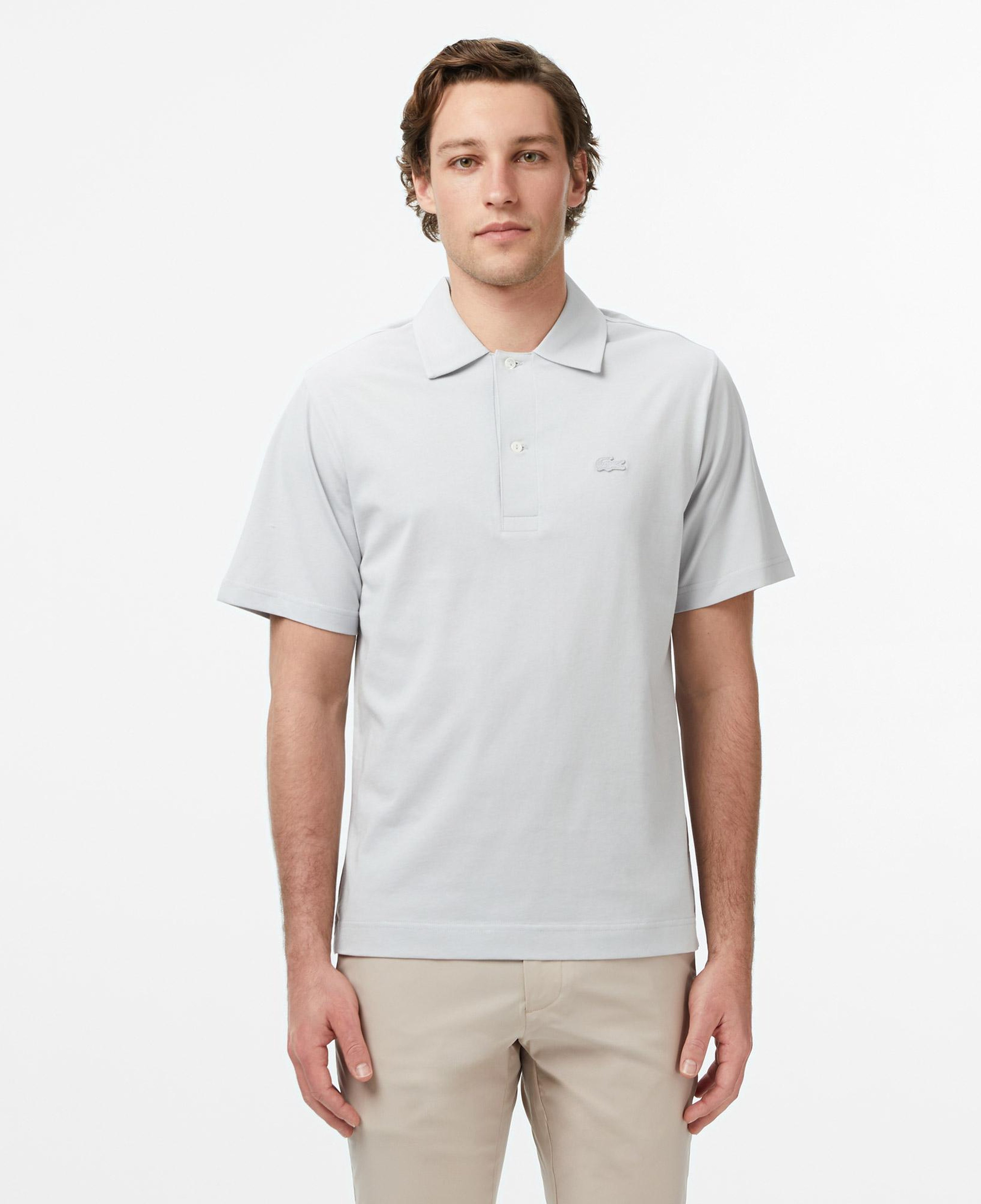 Erkek Classic Fit Gri Paris Polo