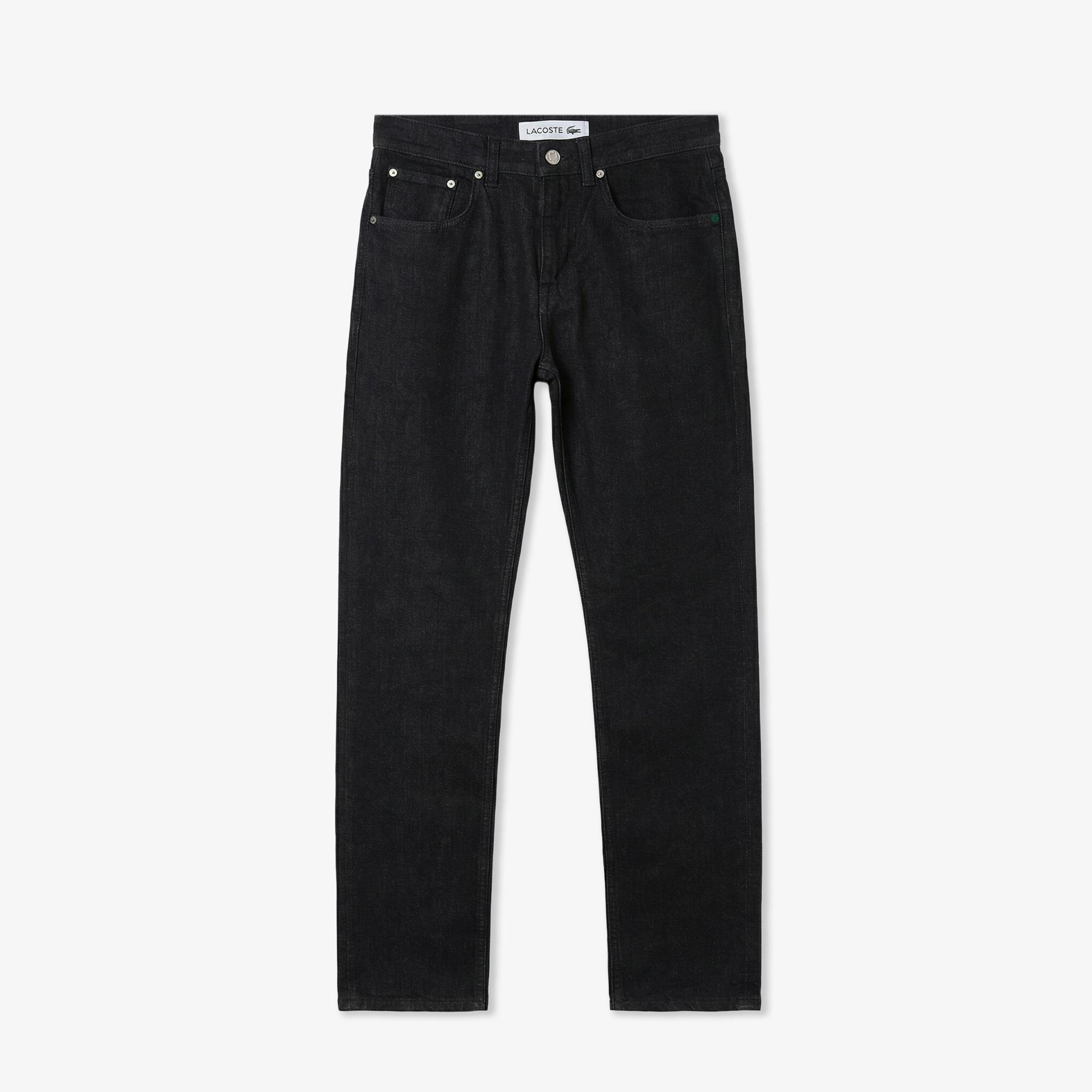 Erkek Relaxed Fit Siyah Jean Pantolon