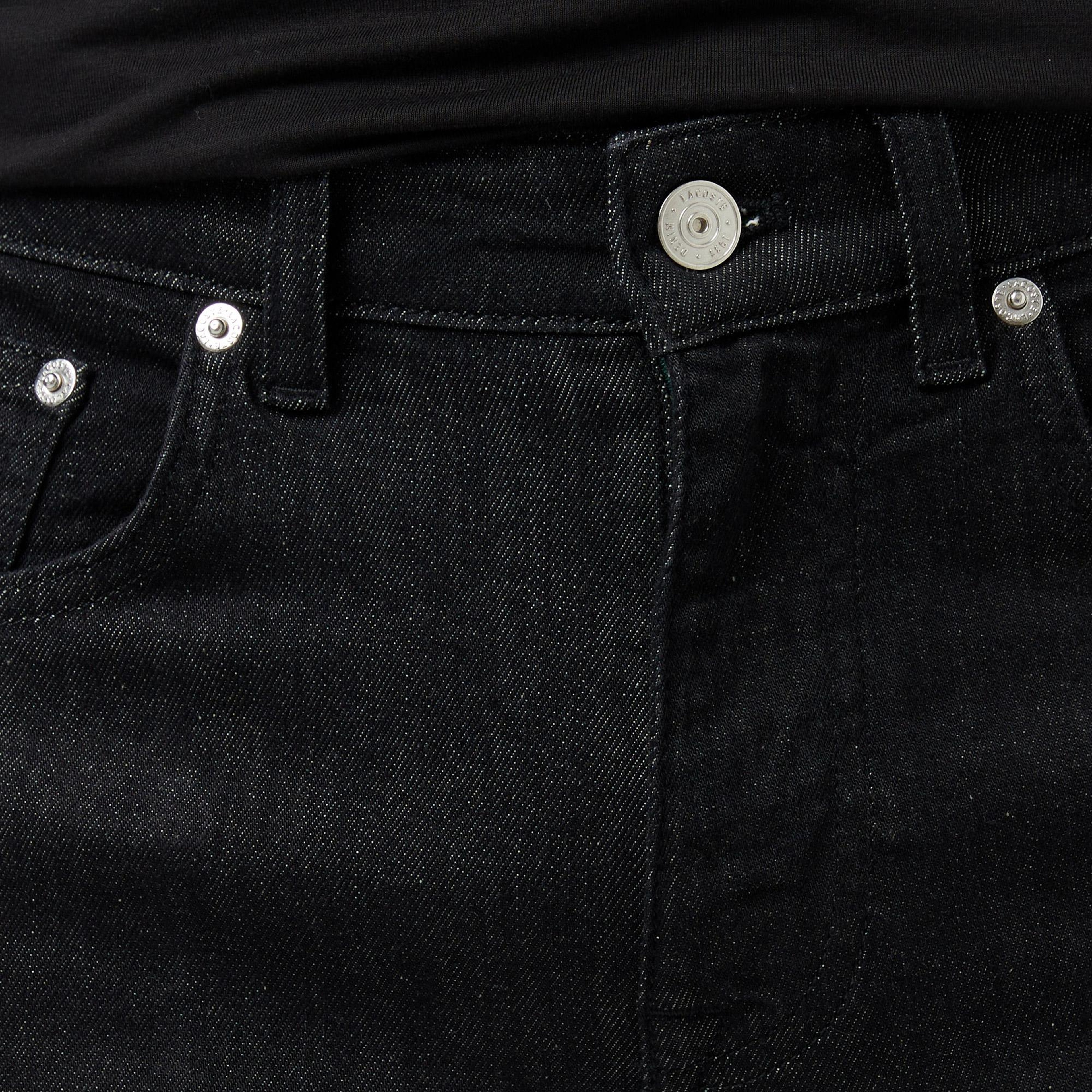 Erkek Relaxed Fit Siyah Jean Pantolon