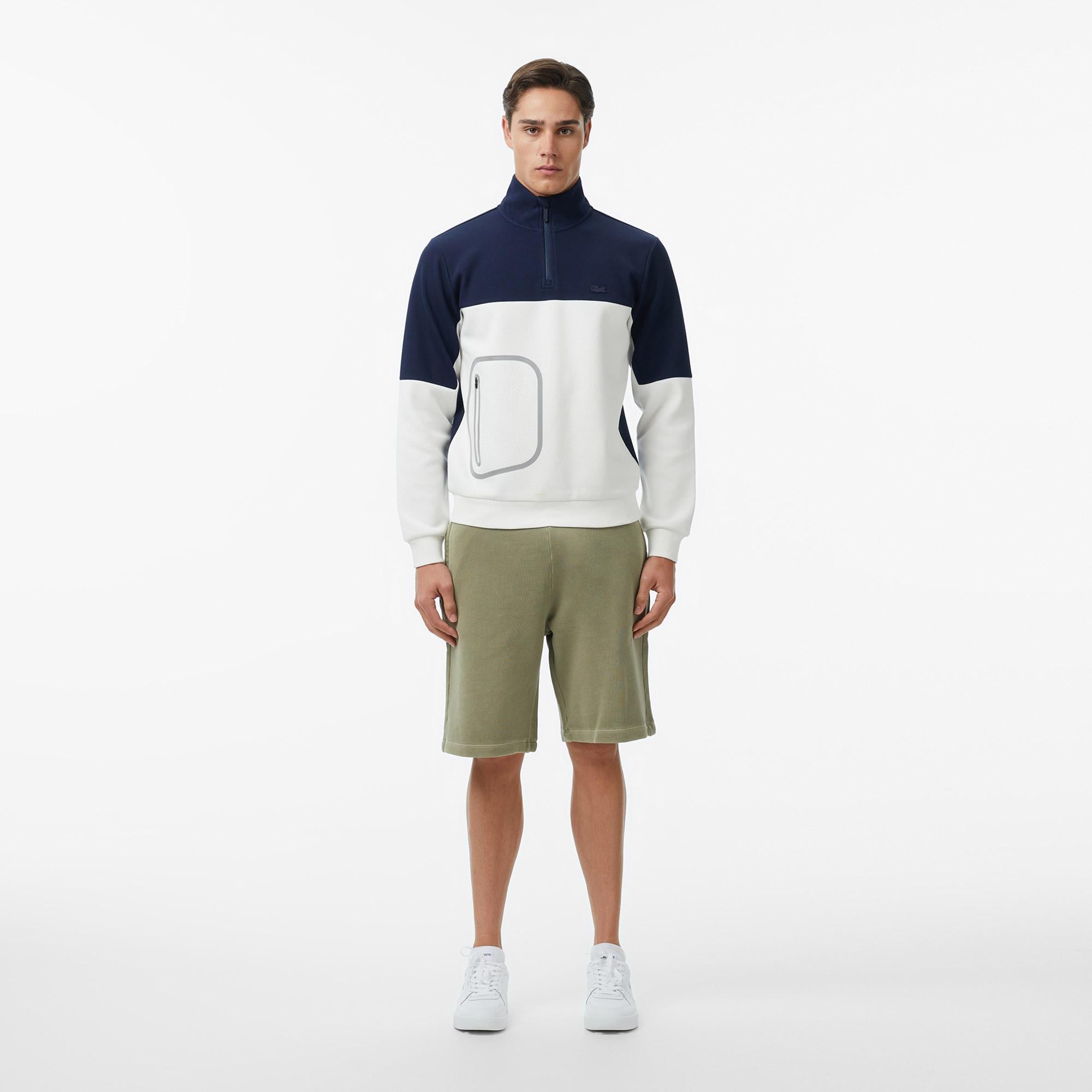 Erkek Loose Fit Haki Şort