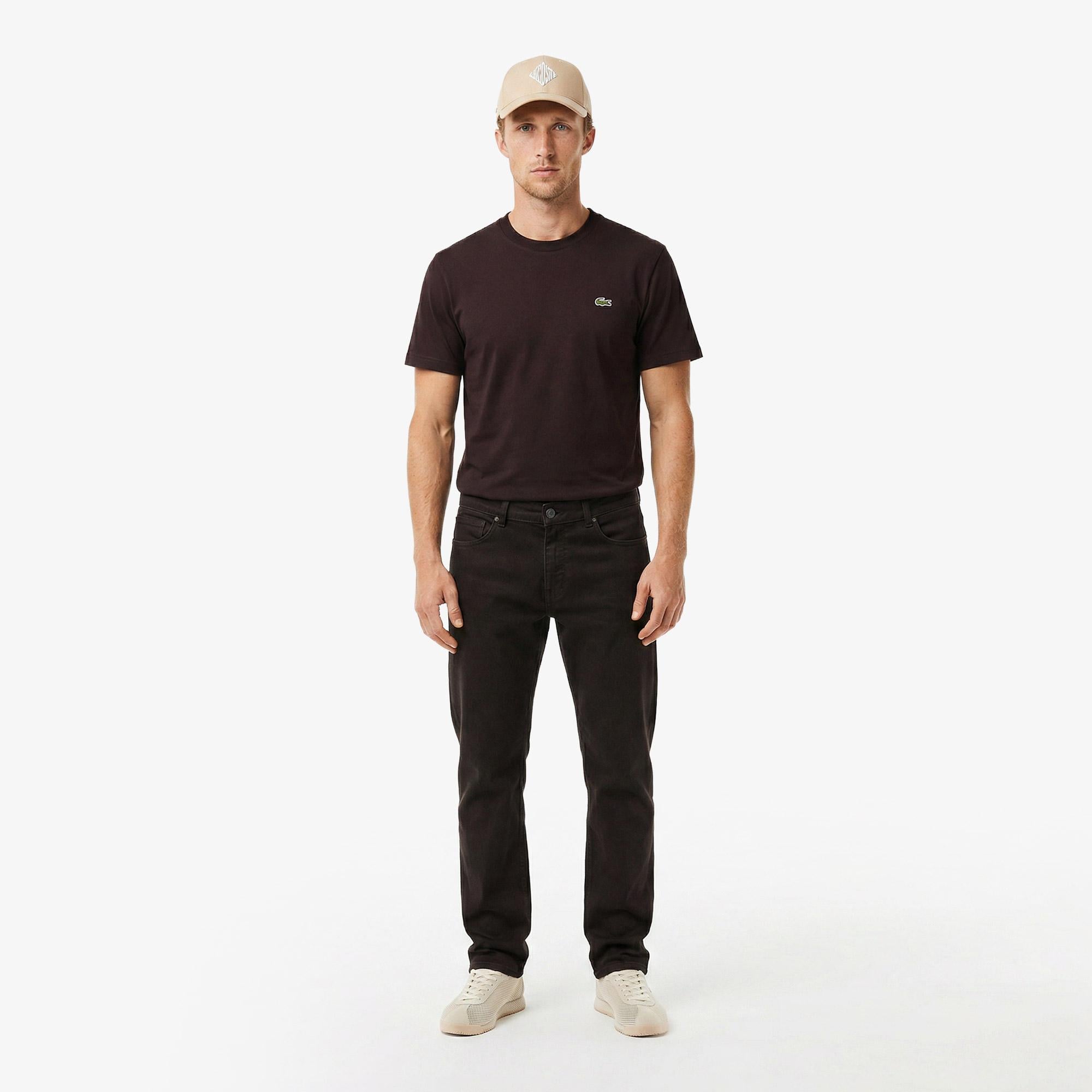 Erkek Slim Fit Kahverengi Pantolon