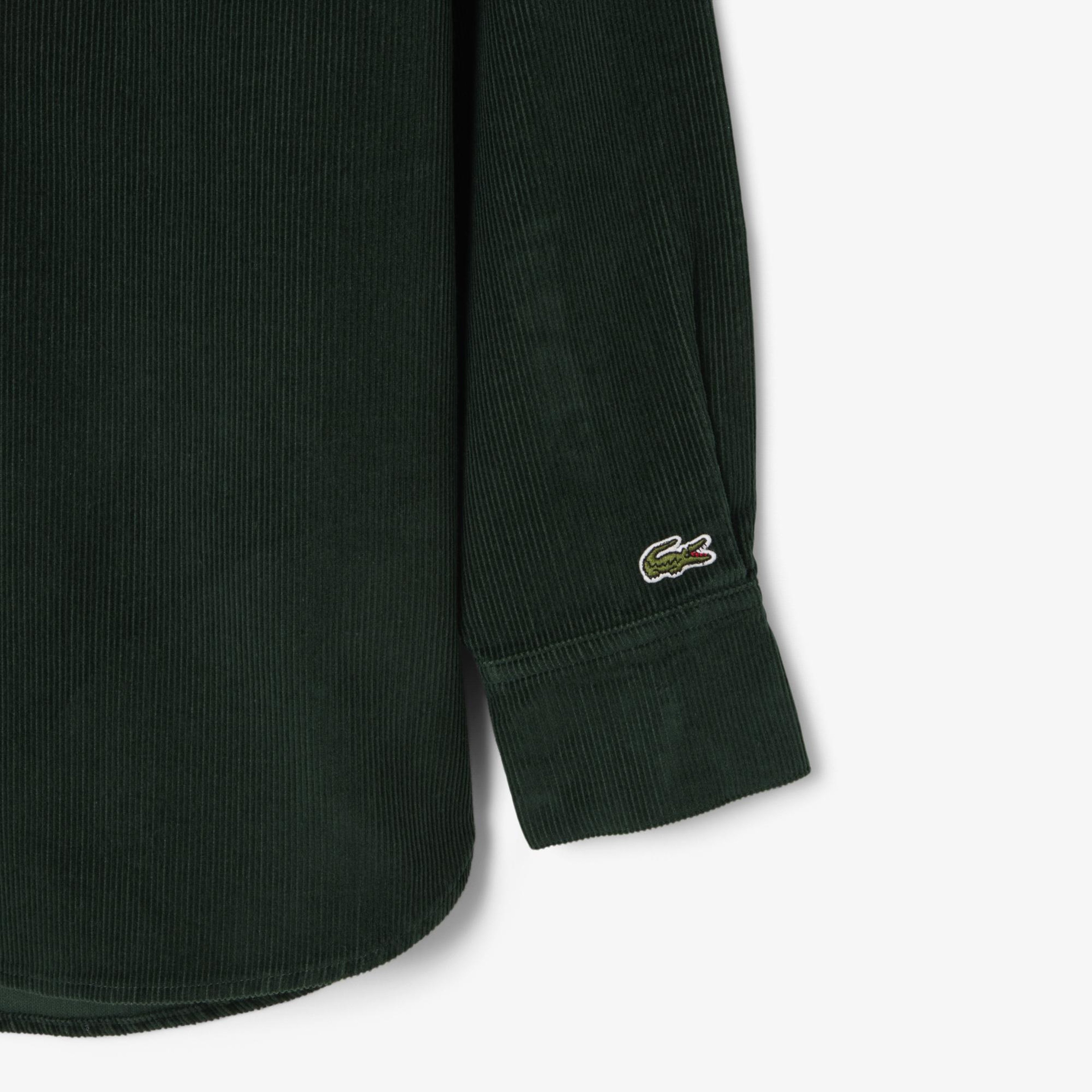 Lacoste Oversized Corduroy Kadın Yeşil Ceket