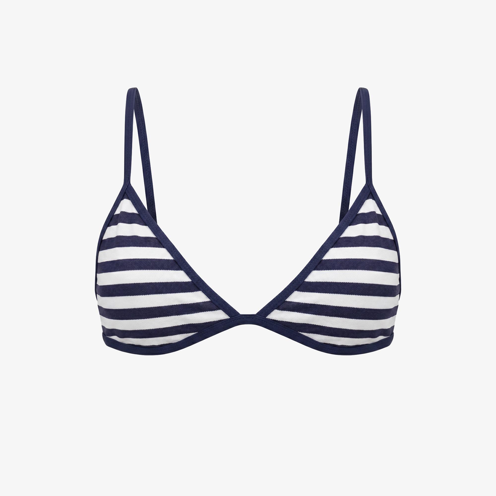 Polo Ralph Lauren Tipped Kadın Beyaz Bikini Üstü