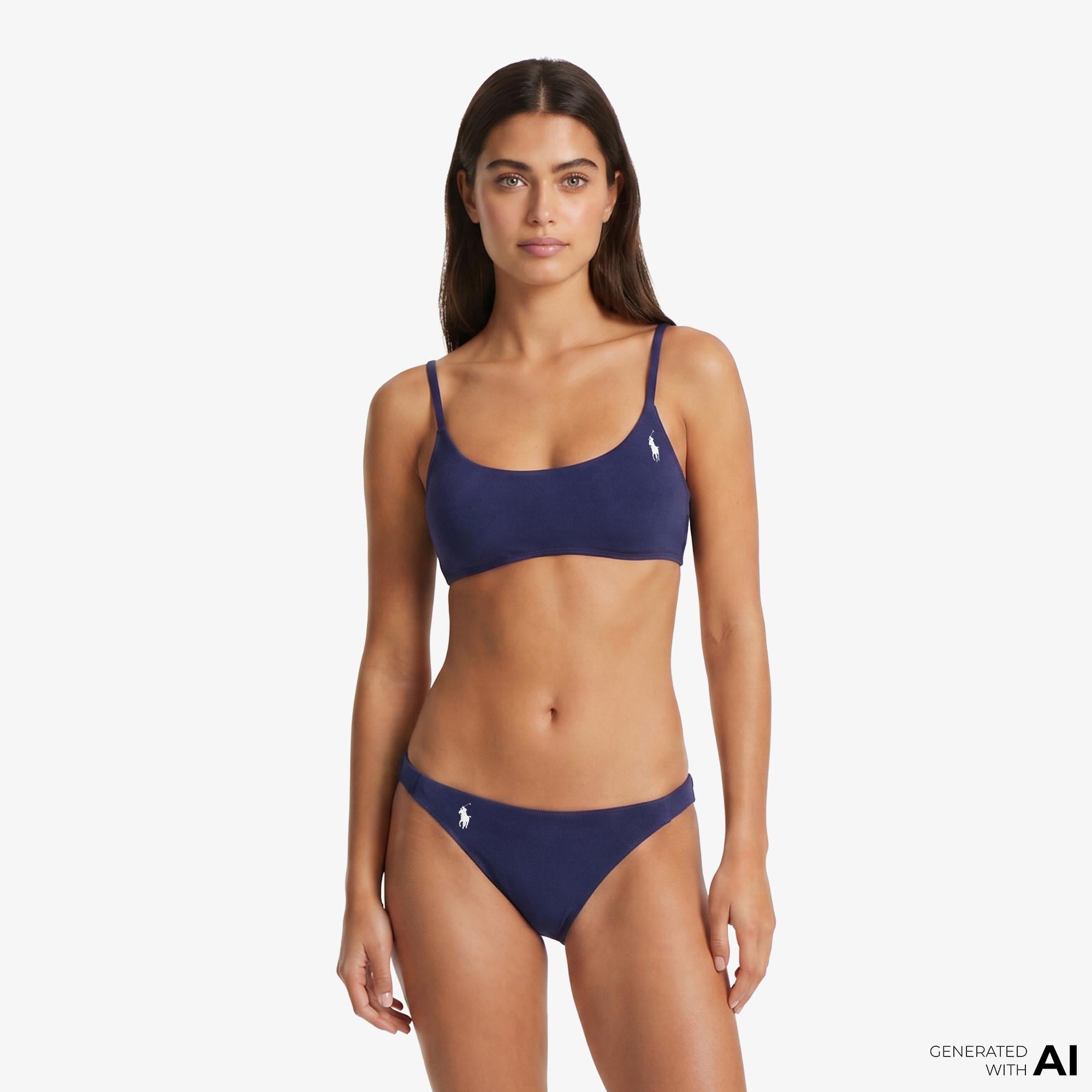 Polo Ralph Lauren Kennedy Kadın Lacivert Bikini Üstü