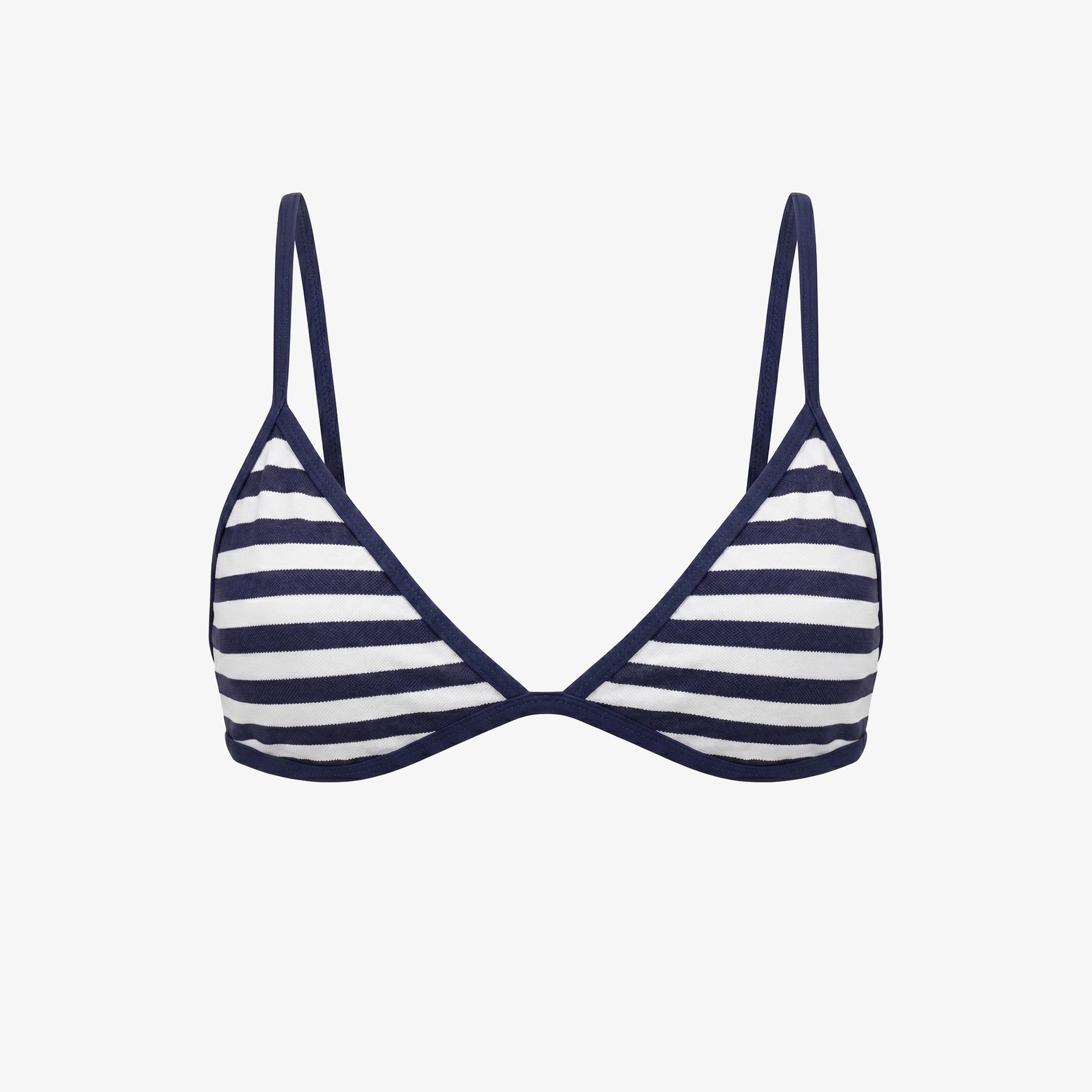 Polo Ralph Lauren Tipped Kadın Beyaz Bikini Üstü