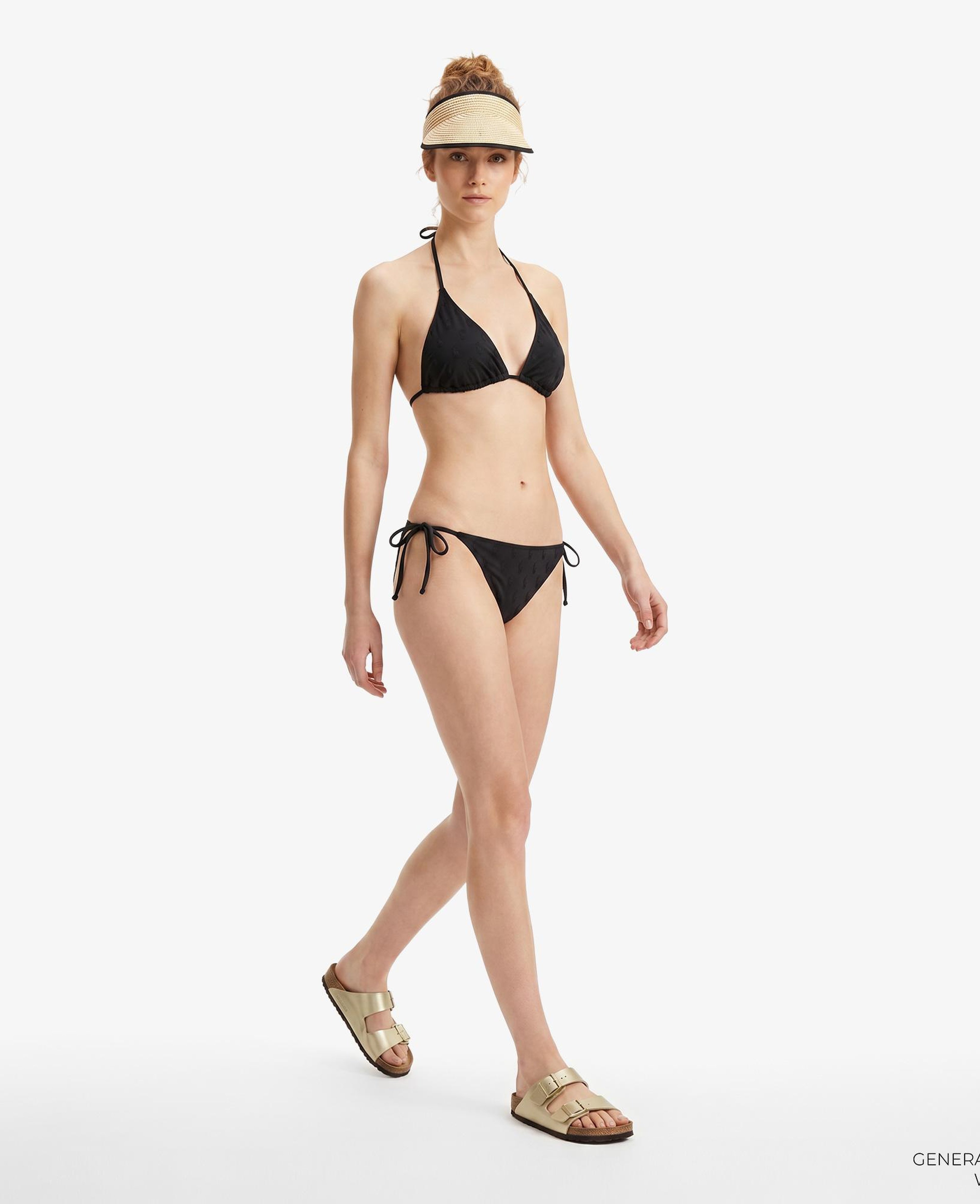 Polo Ralph Lauren Ricky Slider Triangle Kadın Siyah Bikini Üstü