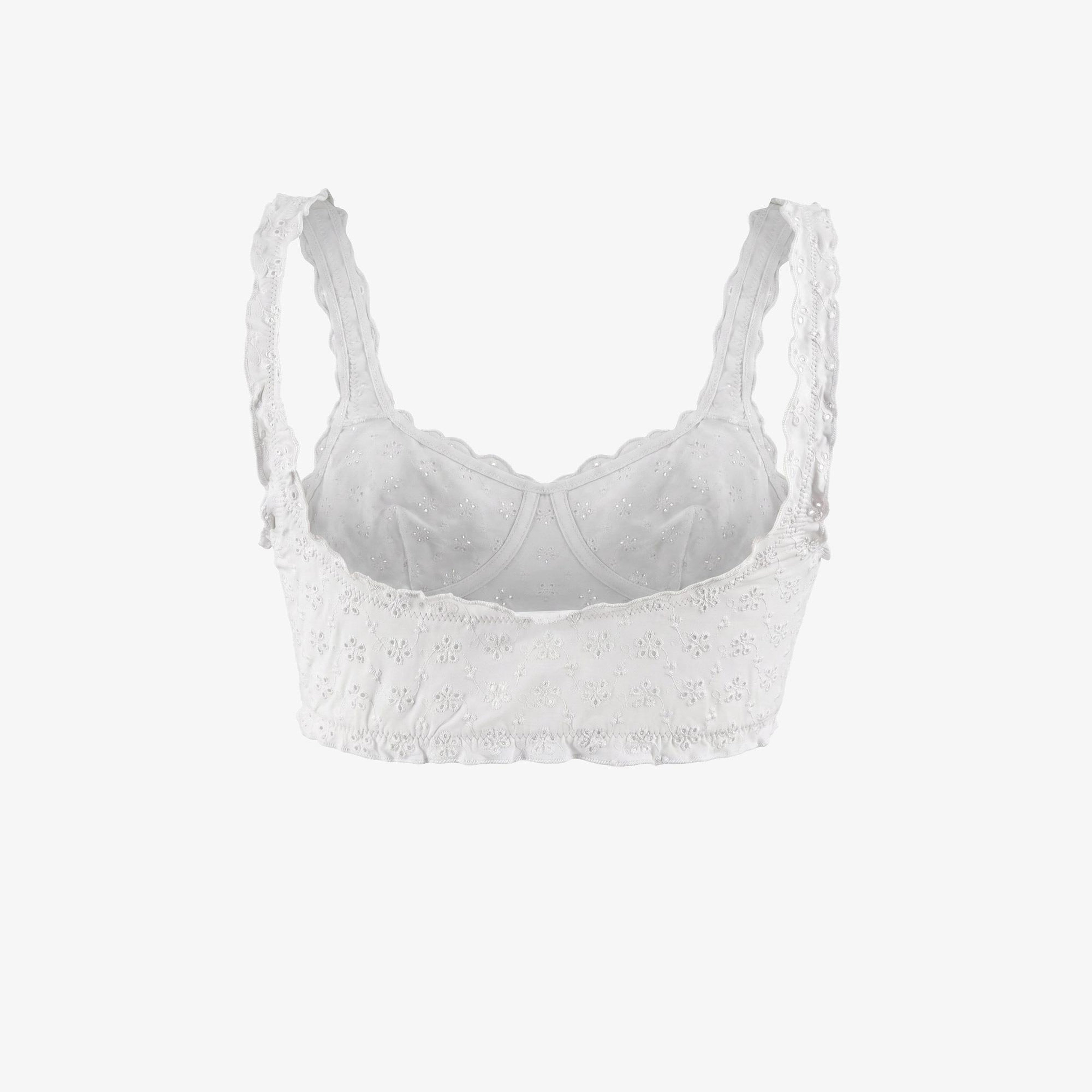 Polo Ralph Lauren Ruffle Kennedy Kadın Beyaz Bikini Üstü