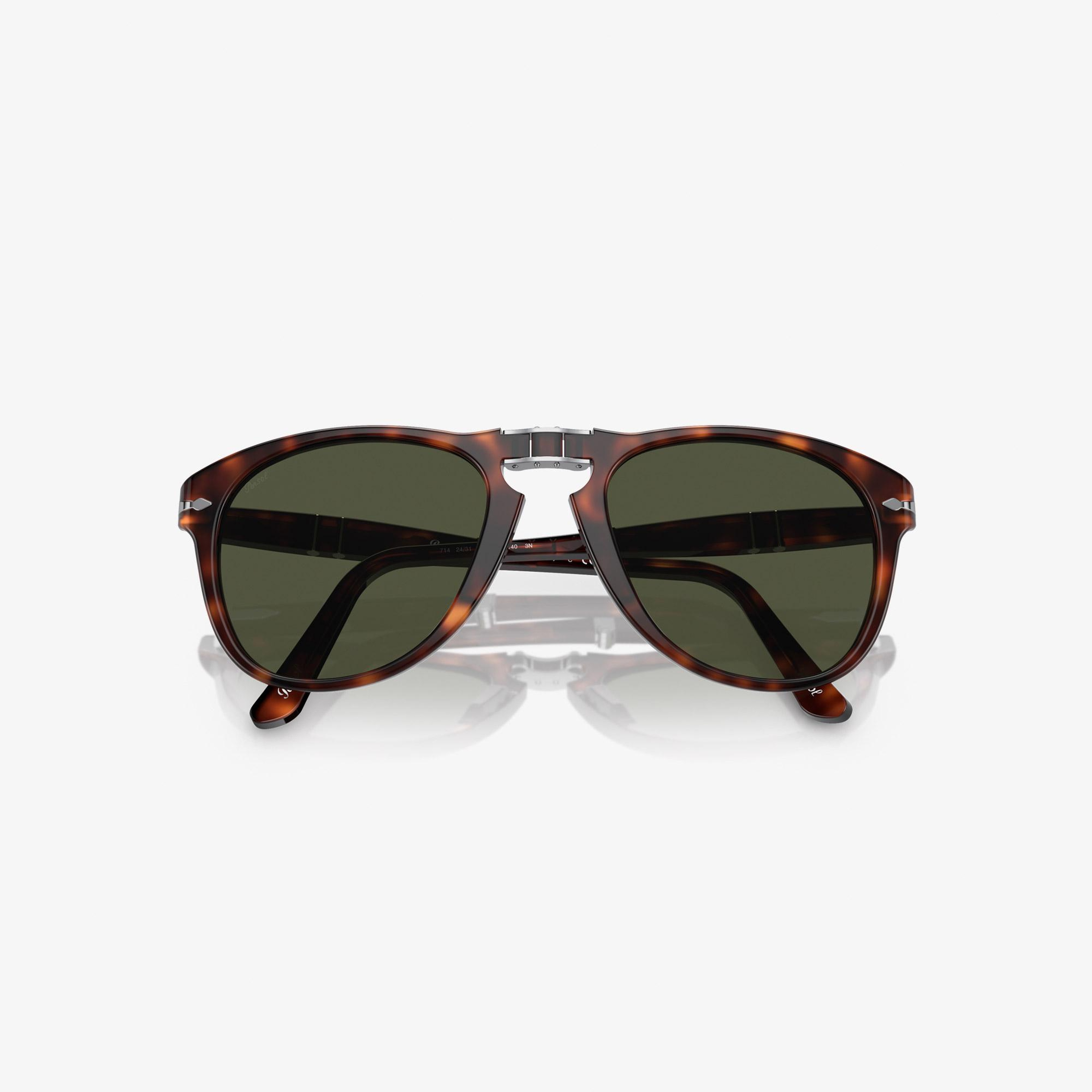 Persol 714 Steve McQueen PO0714 Erkek Kahverengi Güneş Gözlüğü
