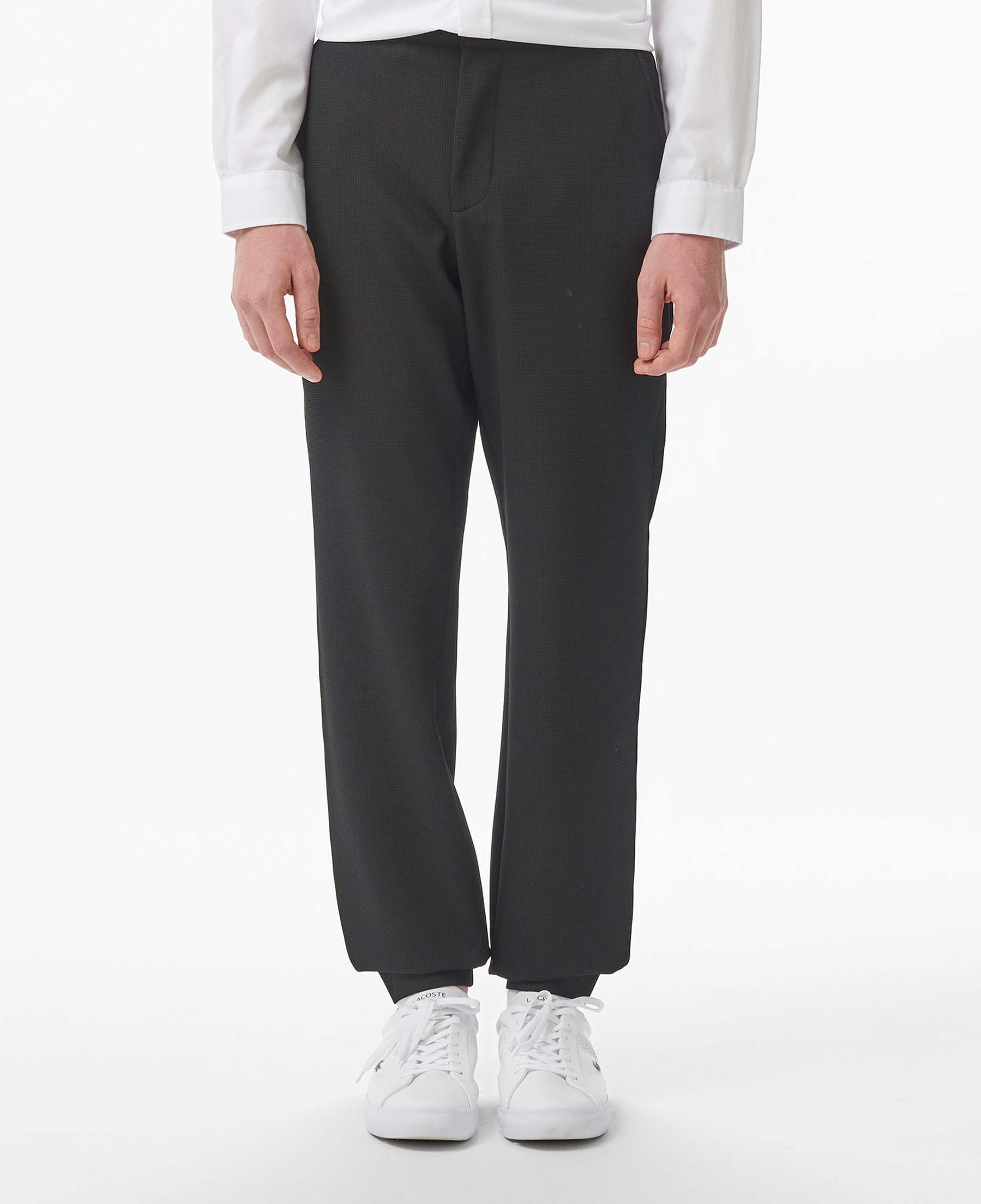Erkek Tapered Fit Siyah Pantolon
