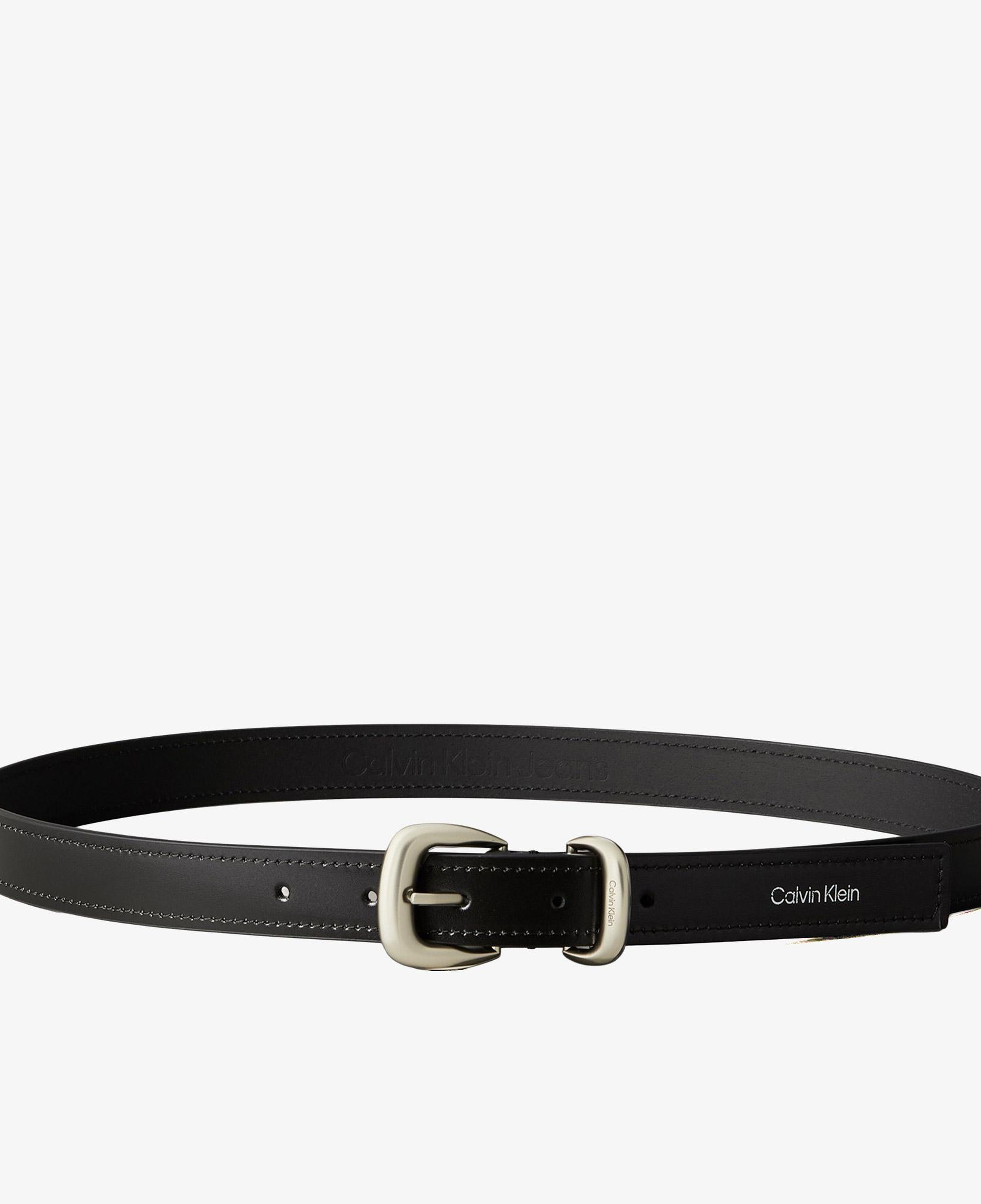 Calvin Klein 2 Piece Logo Buckle Kadın Siyah Kemer