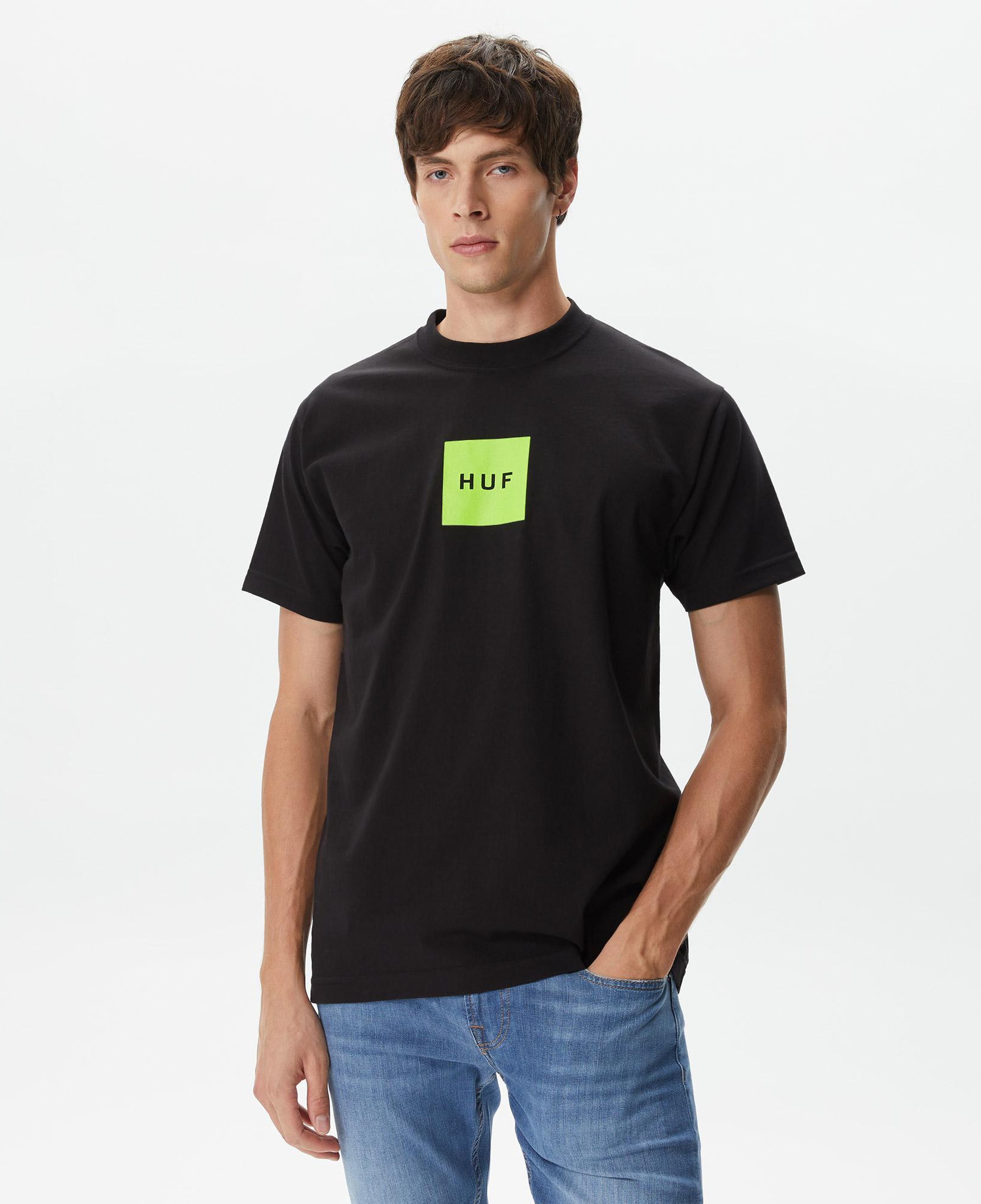 HUF Set Box Erkek Siyah T-Shirt