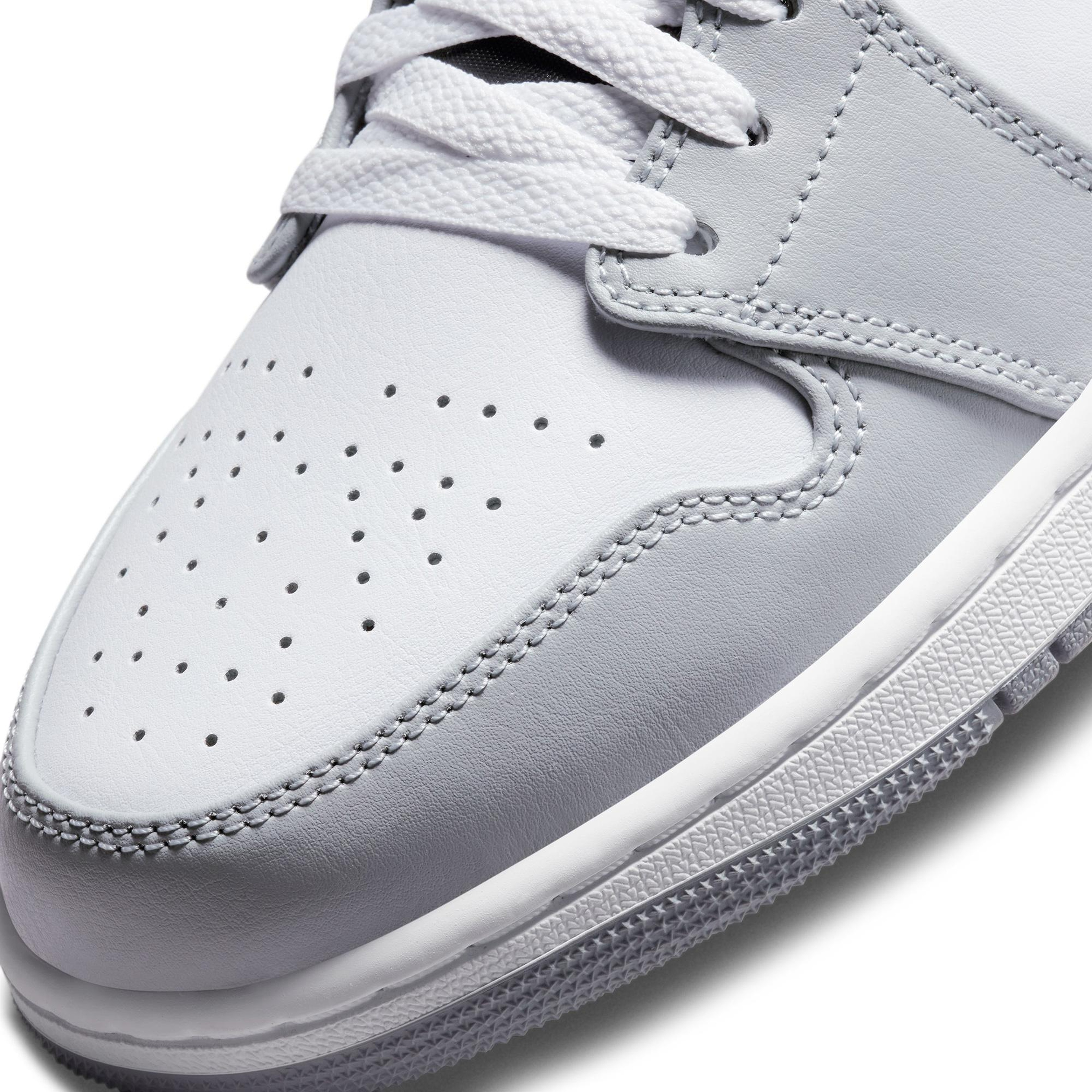Jordan Air 1 Mid Erkek Gri Spor Ayakkabı