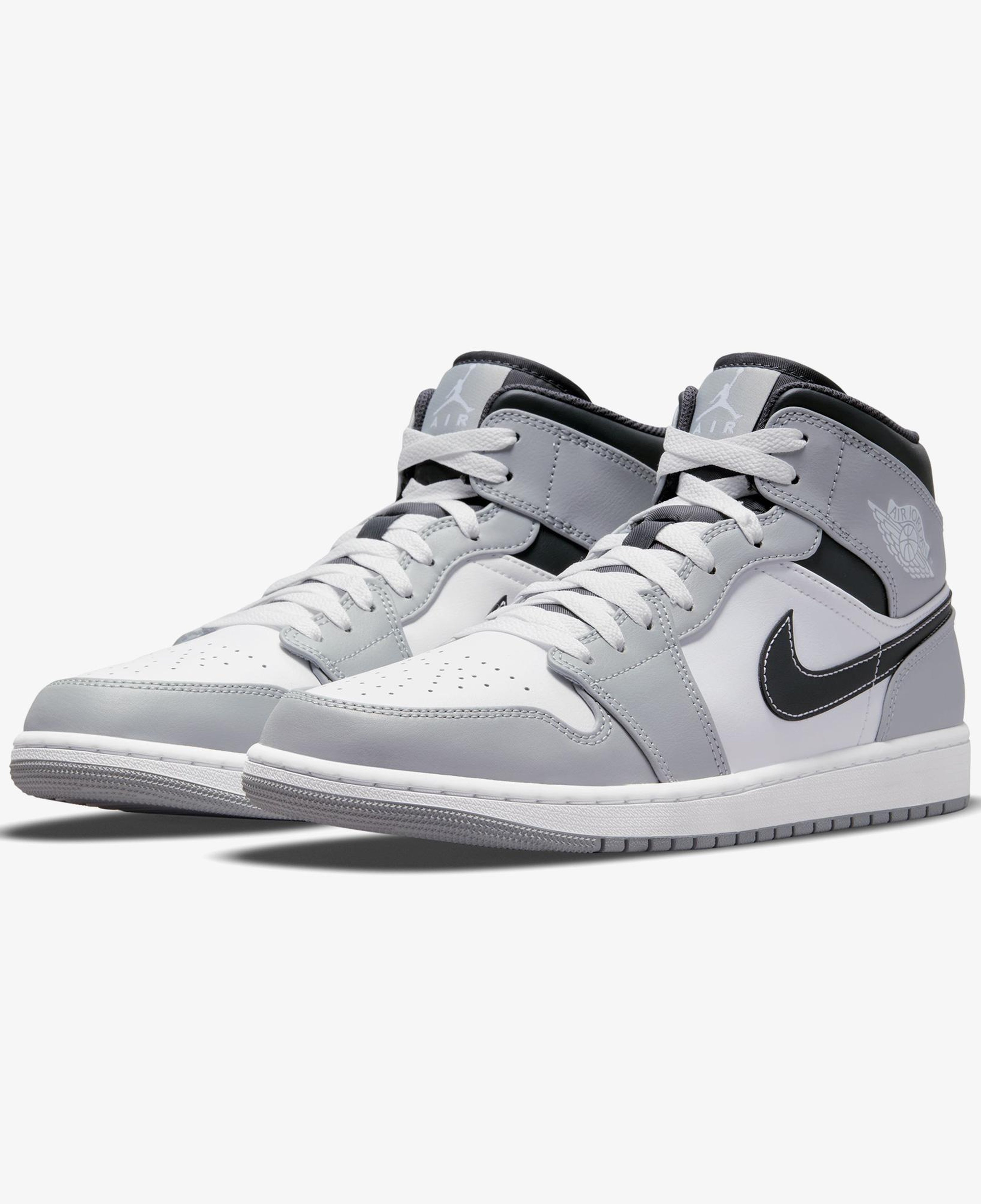 Jordan Air 1 Mid Erkek Gri Spor Ayakkabı