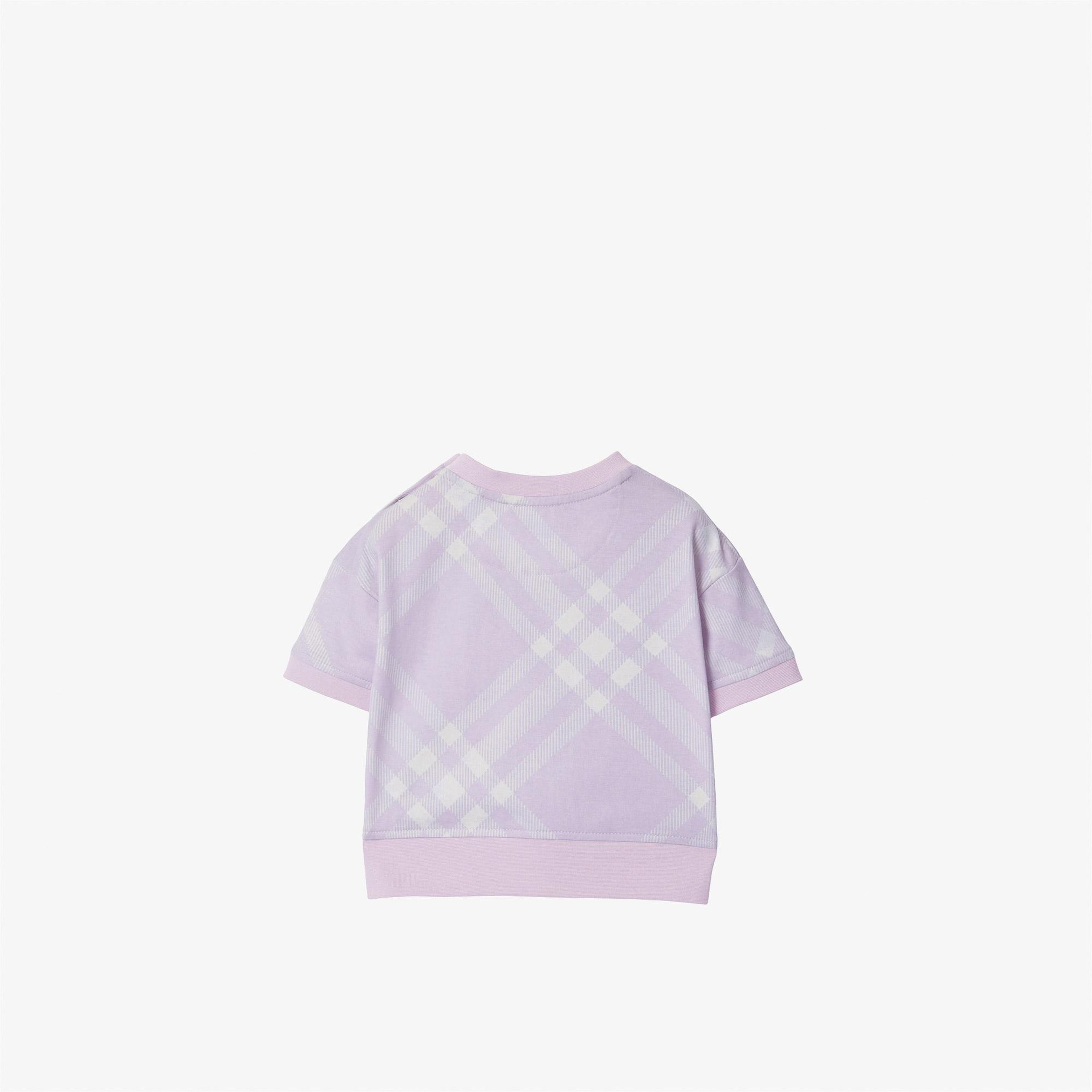 Burberry Çocuk Mor Tshirt