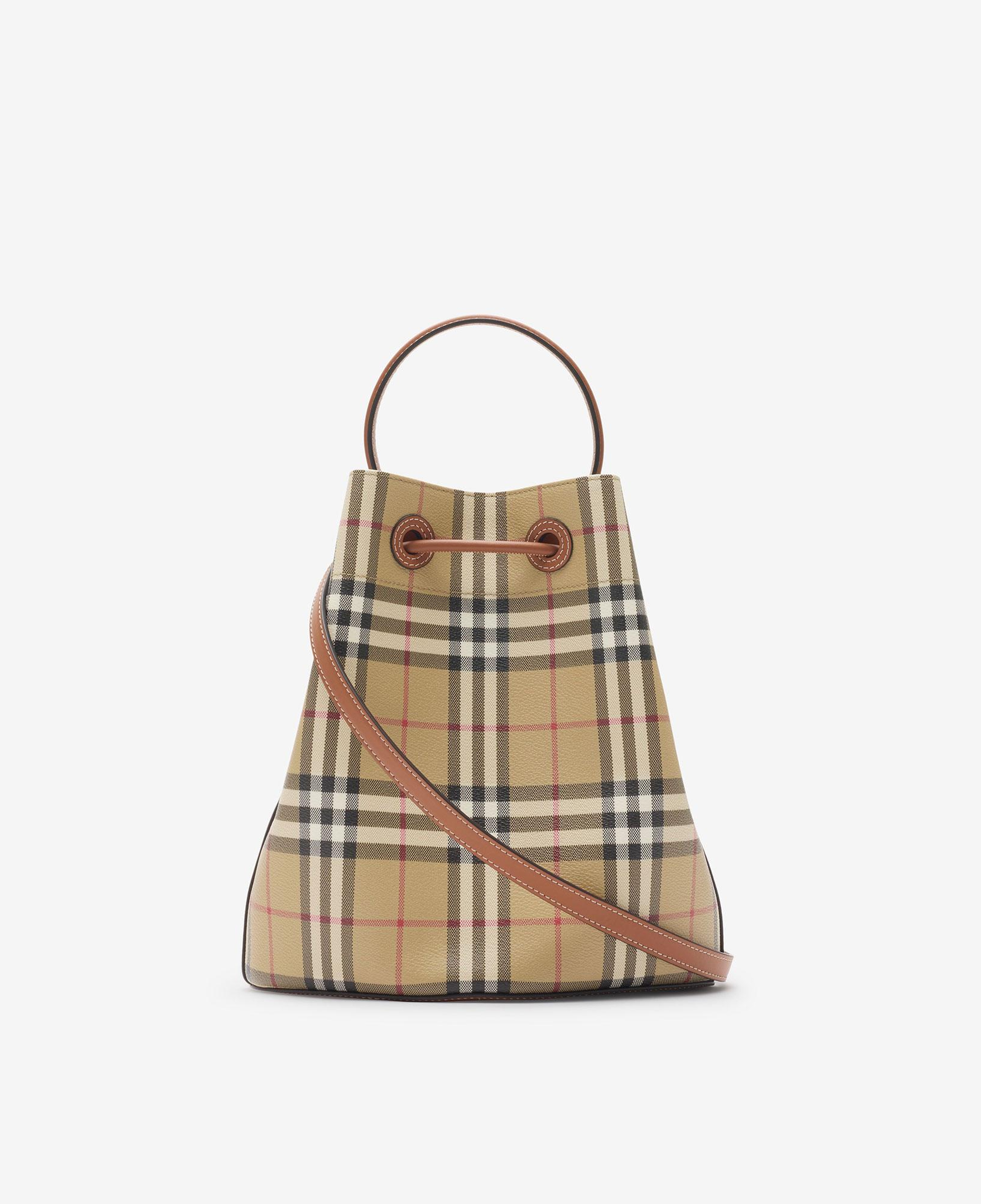 Burberry Drawstring Bucket Small Kadın Kahverengi Omuz Çantası