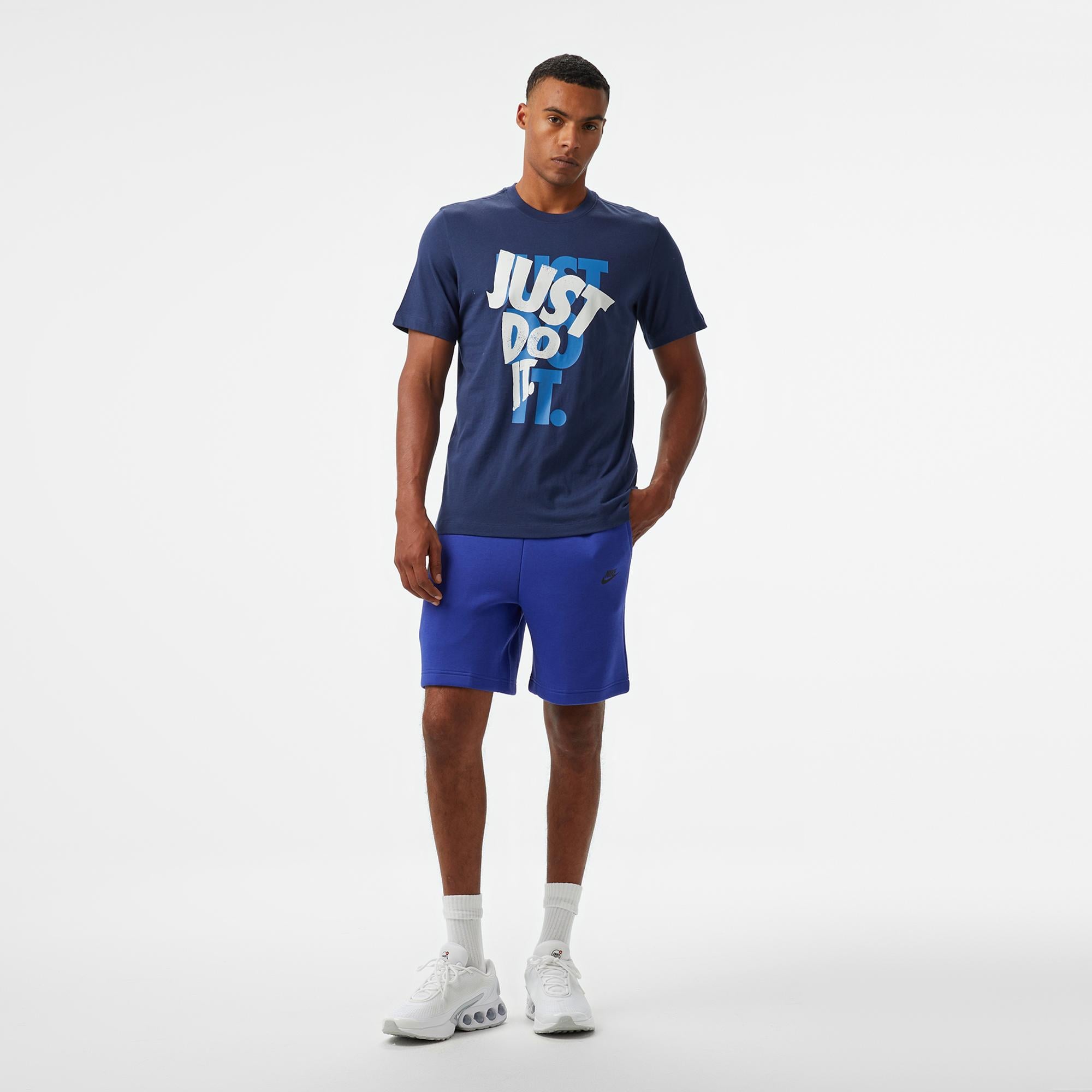 Nike Sportswear Just Do It Erkek Lacivert T-Shirt