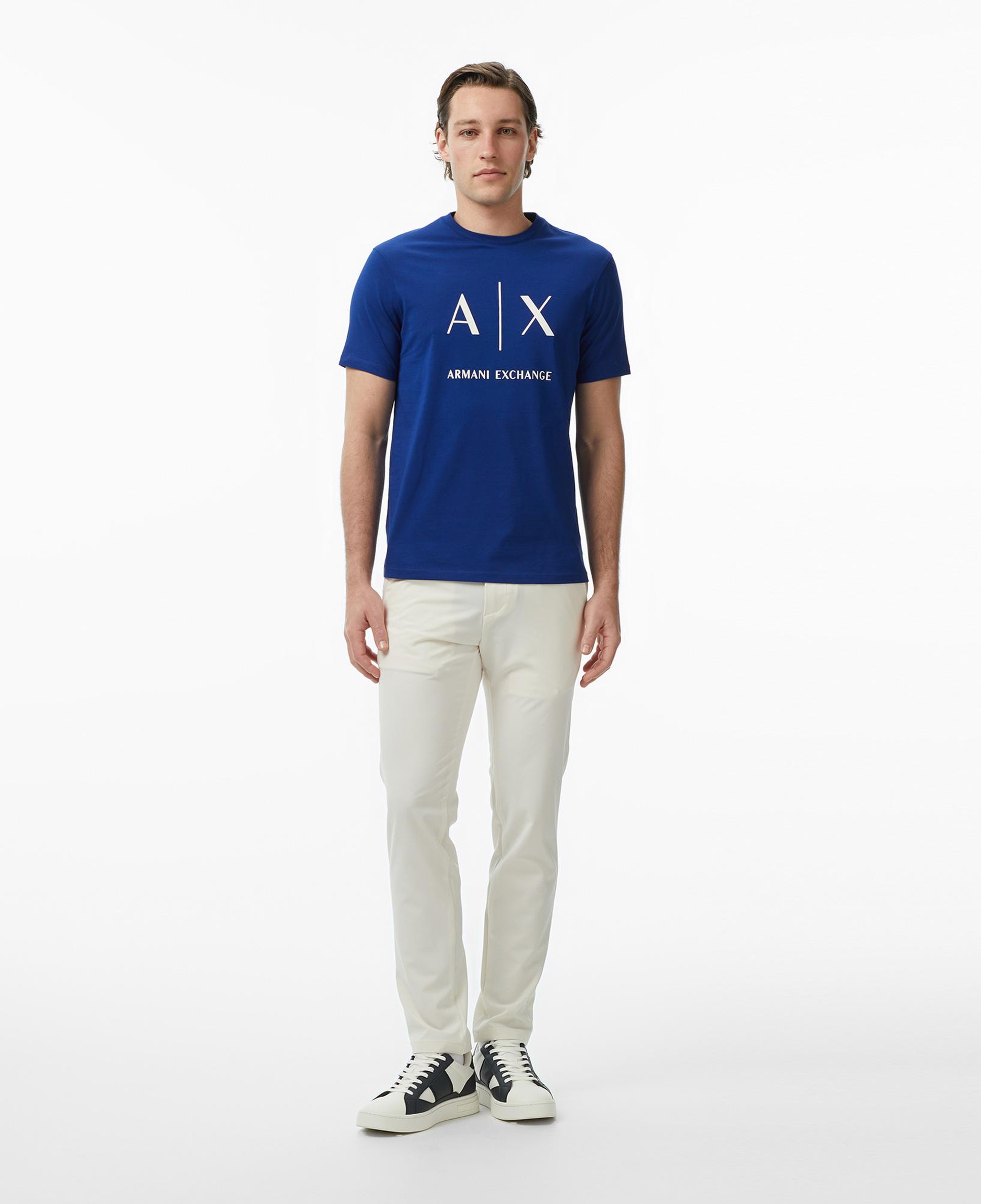 Armani Exchange Erkek Mavi T-Shirt