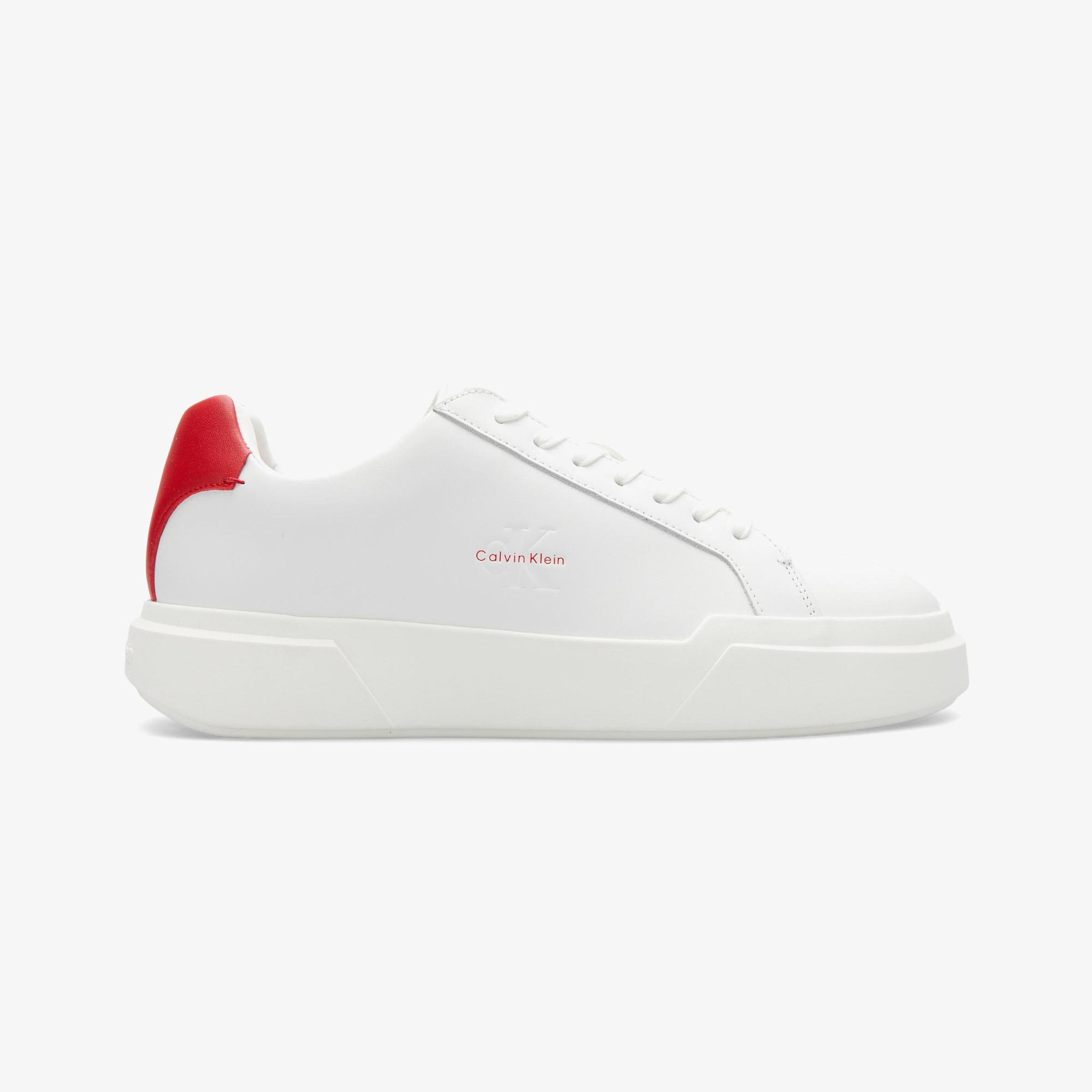 Calvin Klein Chunky Cupsole Laceup Erkek Beyaz Sneaker