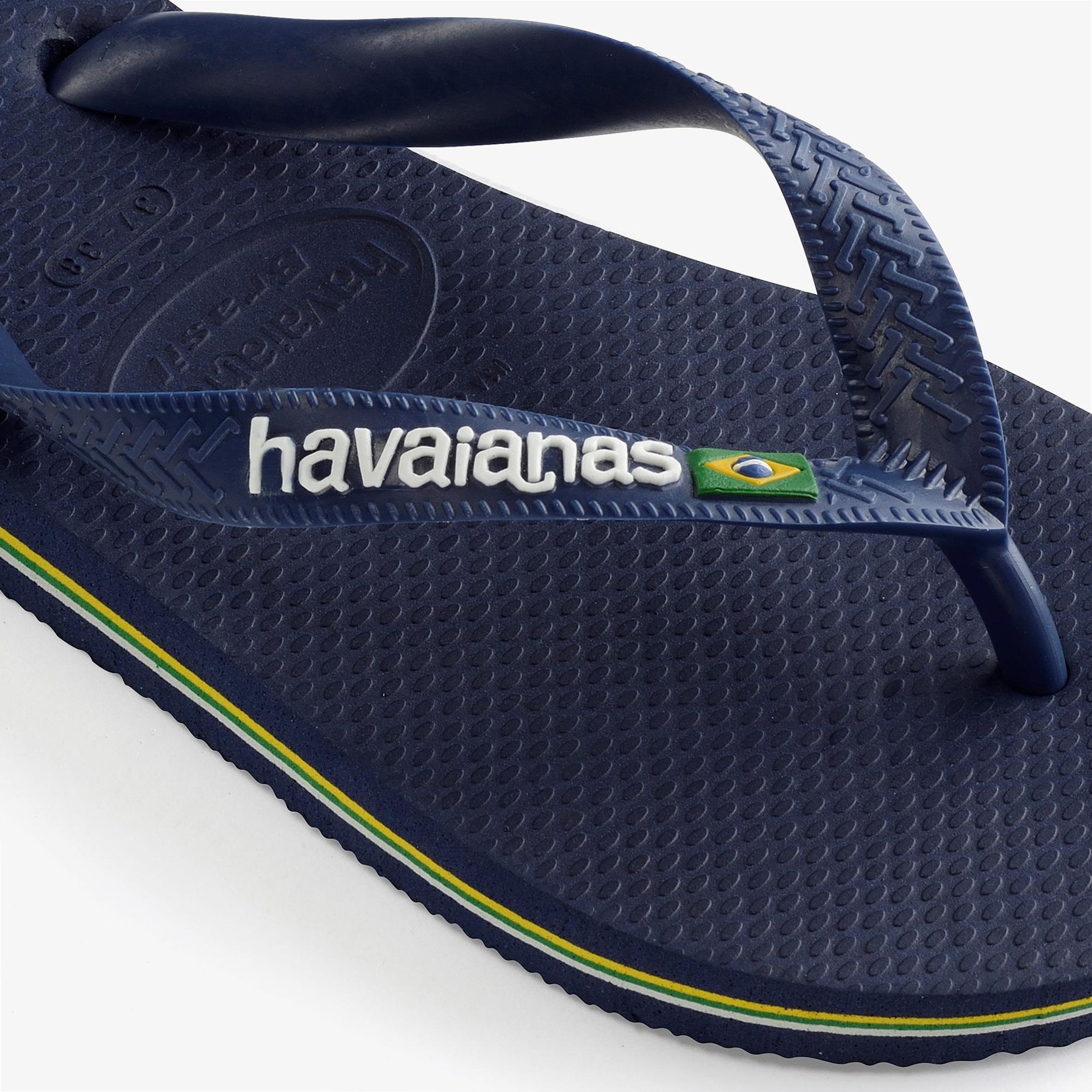 Havaianas Brasil Logo Unisex Lacivert Terlik
