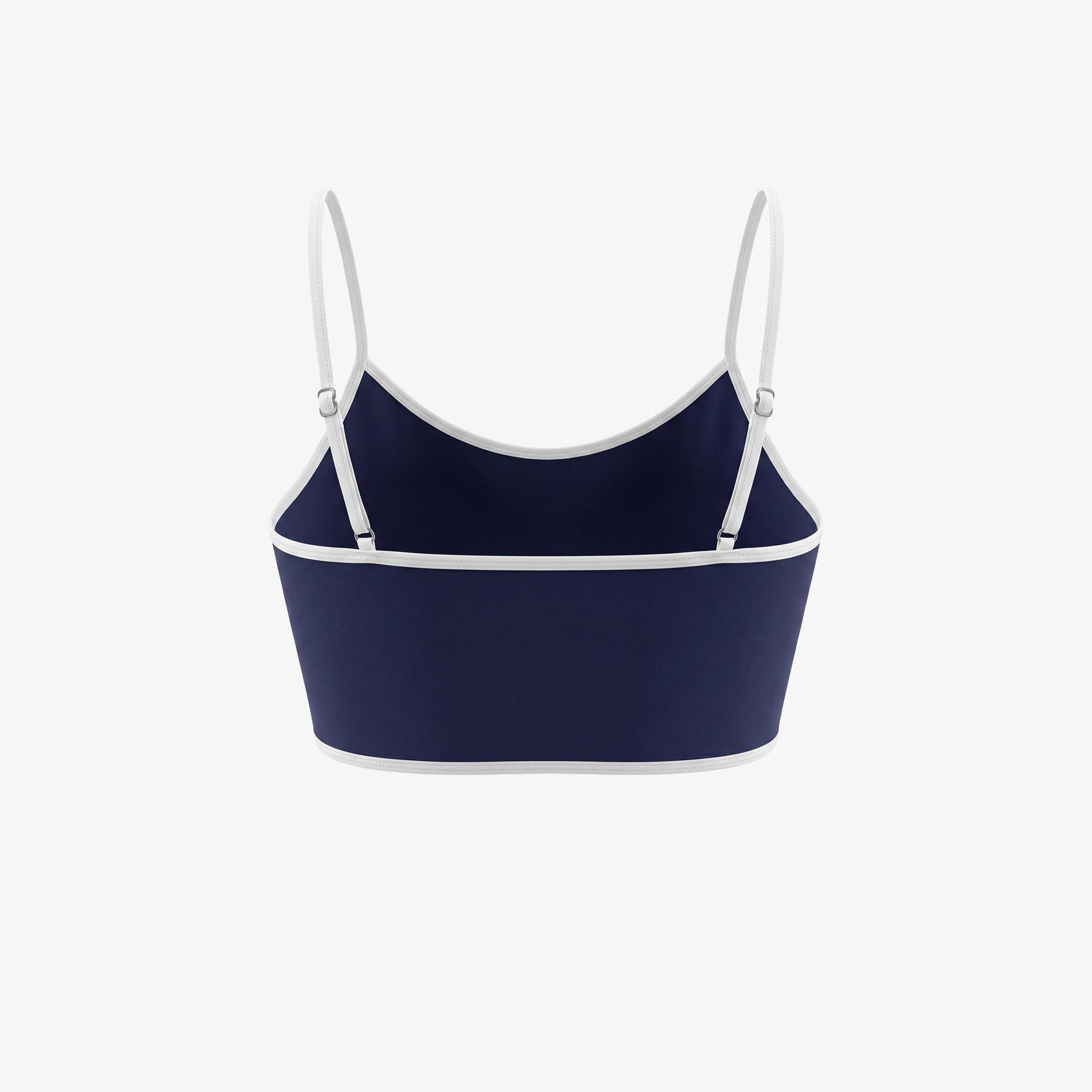 Polo Ralph Lauren Crop Cami Kadın Lacivert Bikini Üstü