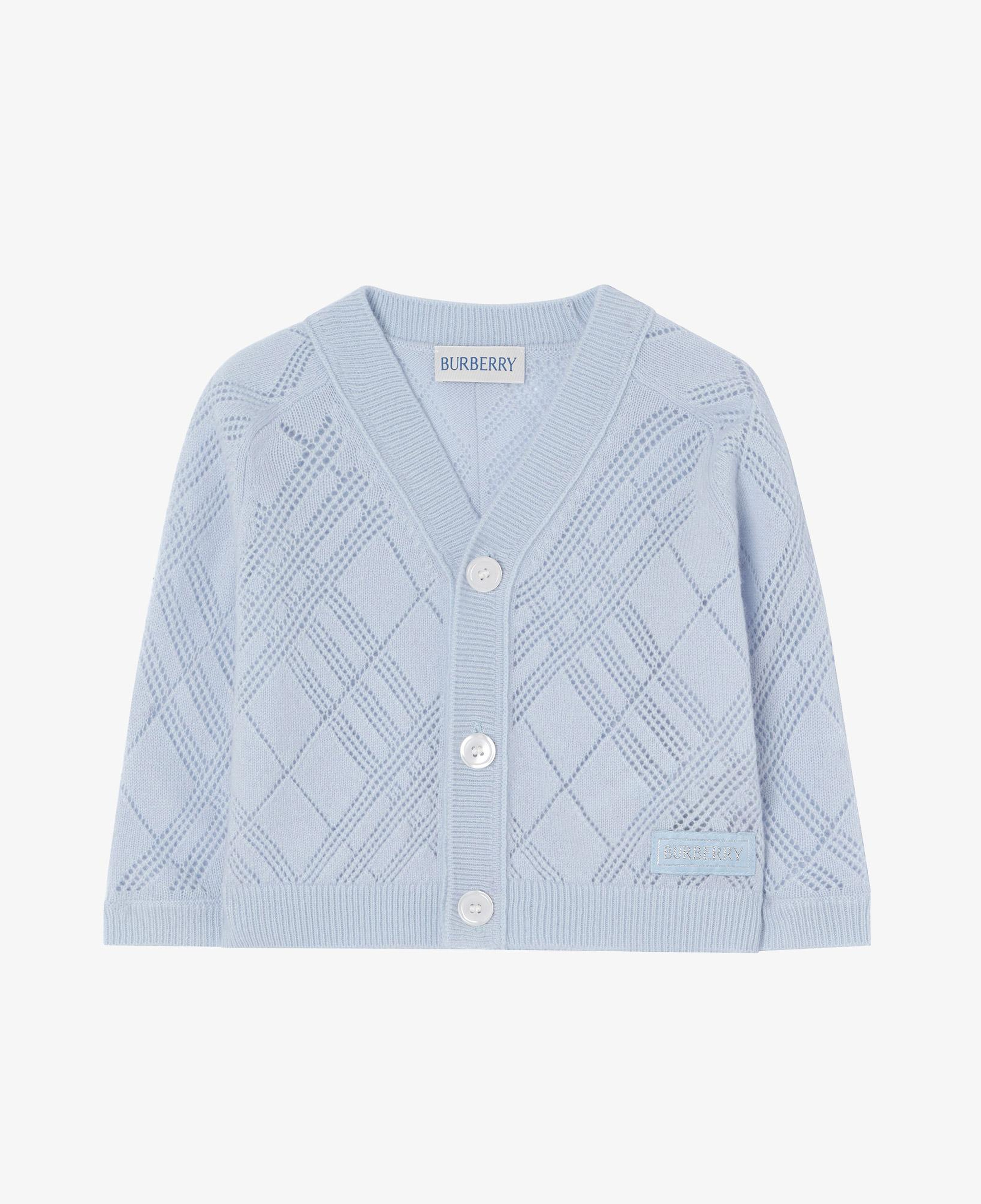 Burberry Cashmere Set Çocuk Mavi Hediye Seti