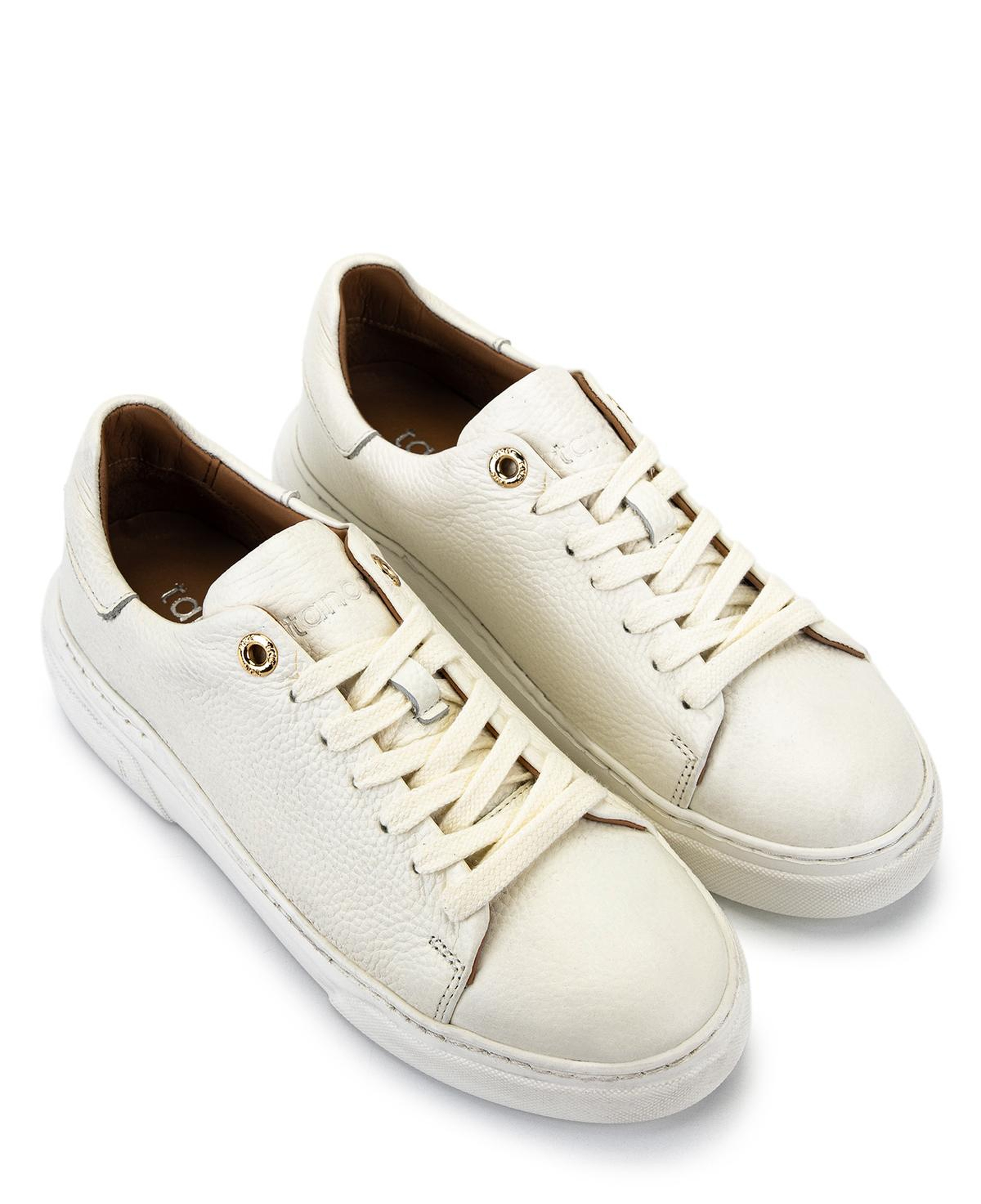 Tamer Tanca Kadın Hakiki Deri Bej Floter Sneakers & Spor Ayakkabı