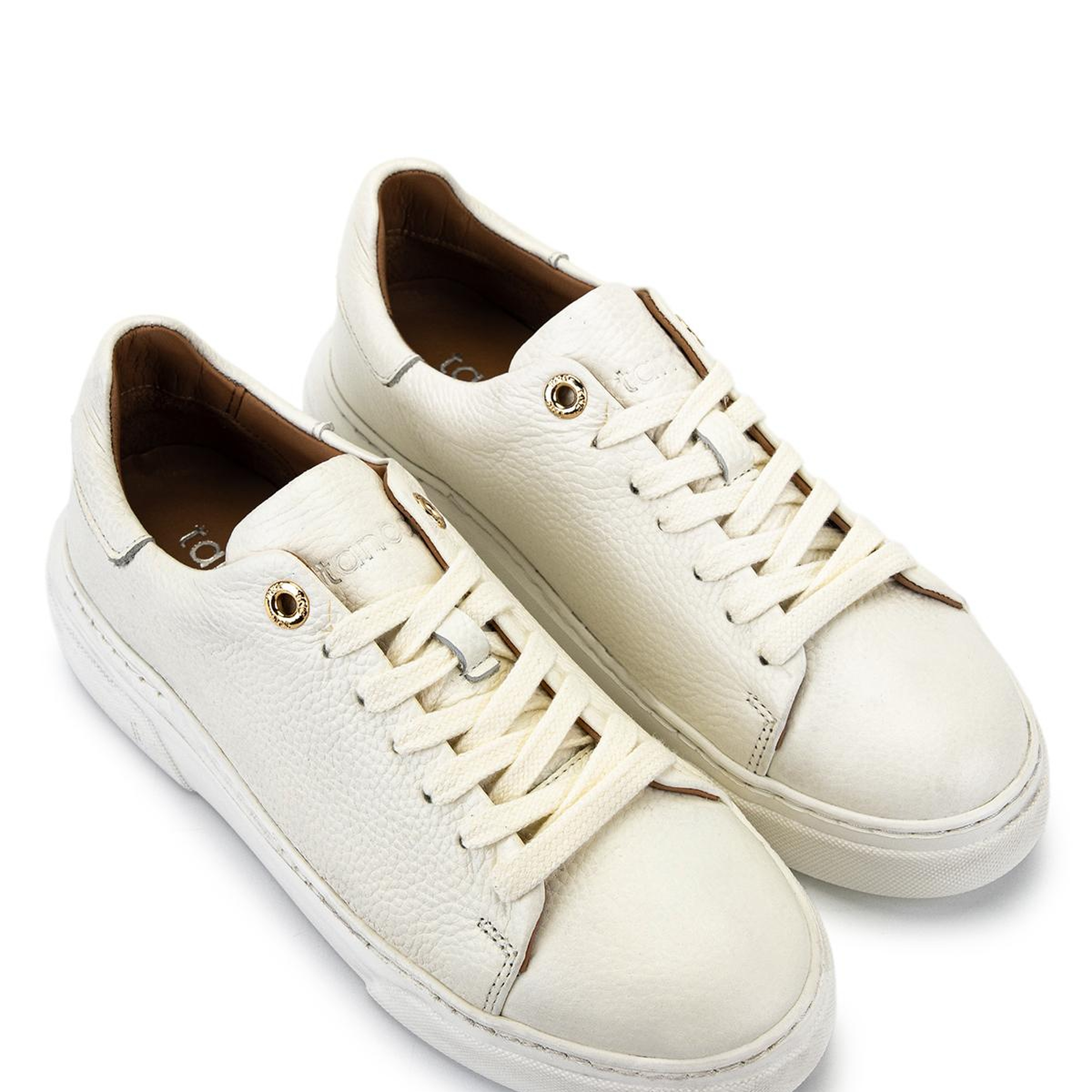 Tamer Tanca Kadın Hakiki Deri Bej Floter Sneakers & Spor Ayakkabı
