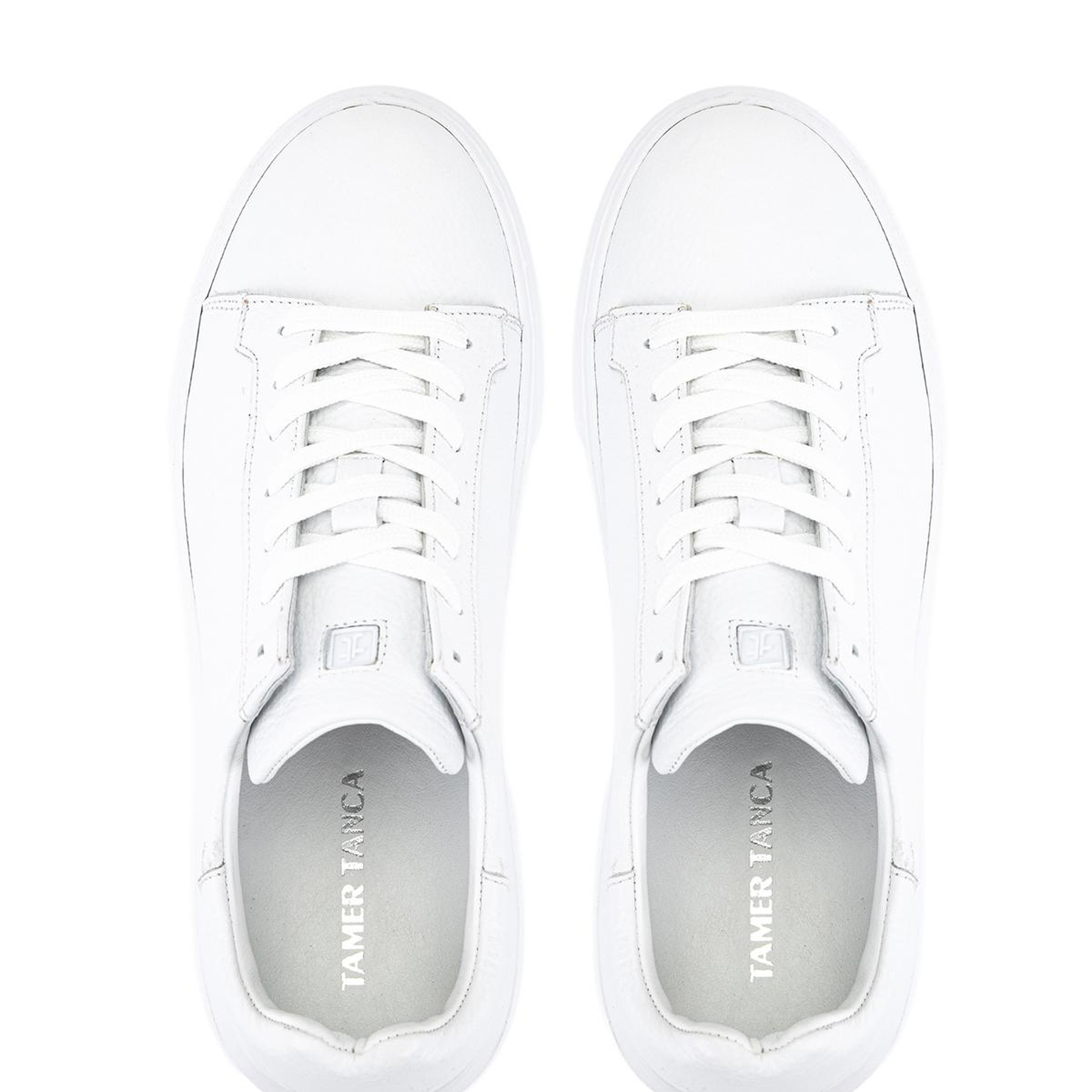 Tamer Tanca Erkek Hakiki Deri Beyaz Sneakers & Spor Ayakkabı