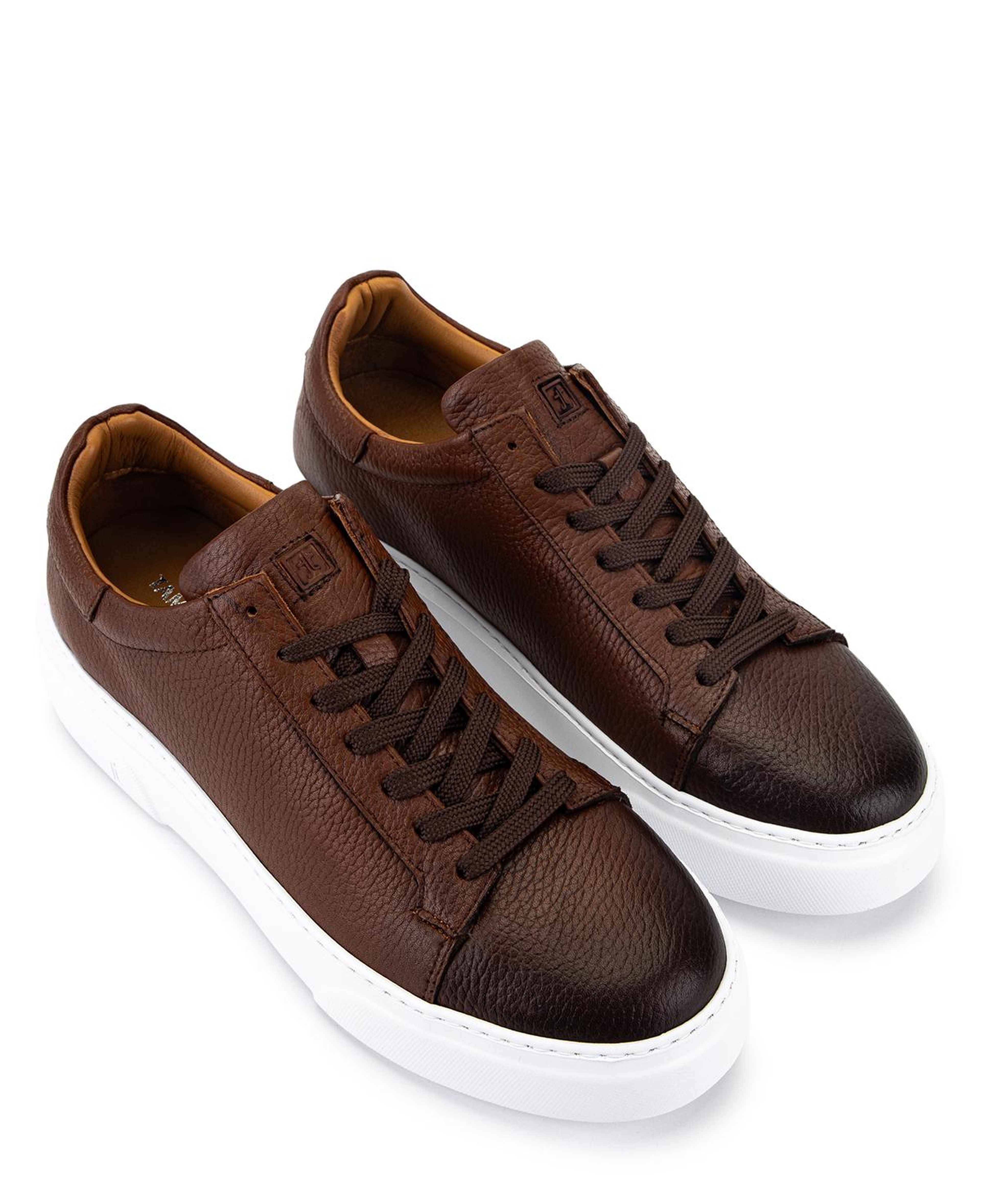 Tamer Tanca Erkek Hakiki Deri Kahverengi Sneakers & Spor Ayakkabı