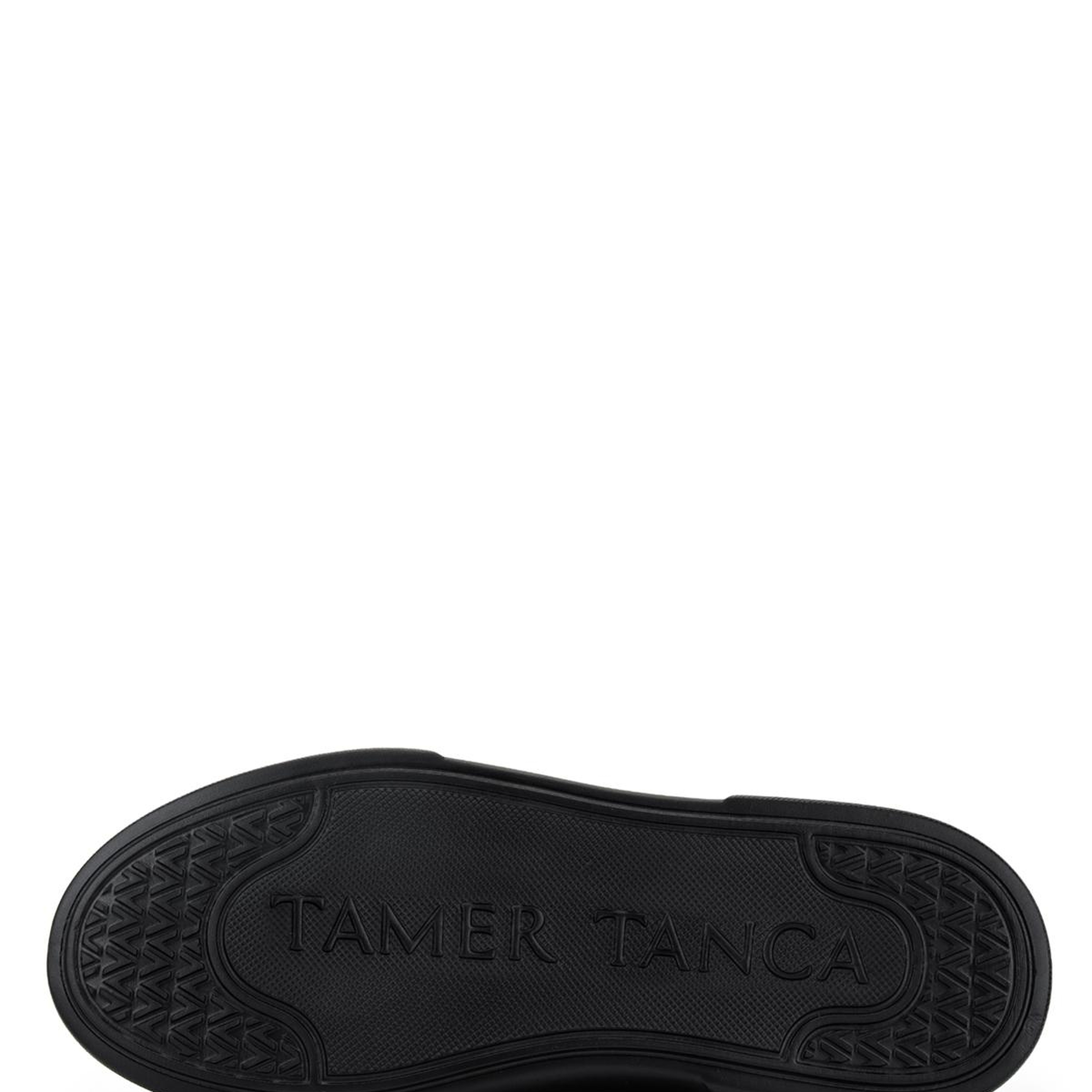 Tamer Tanca Erkek Hakiki Deri Siyah/Siyah Sneakers & Spor Ayakkabı