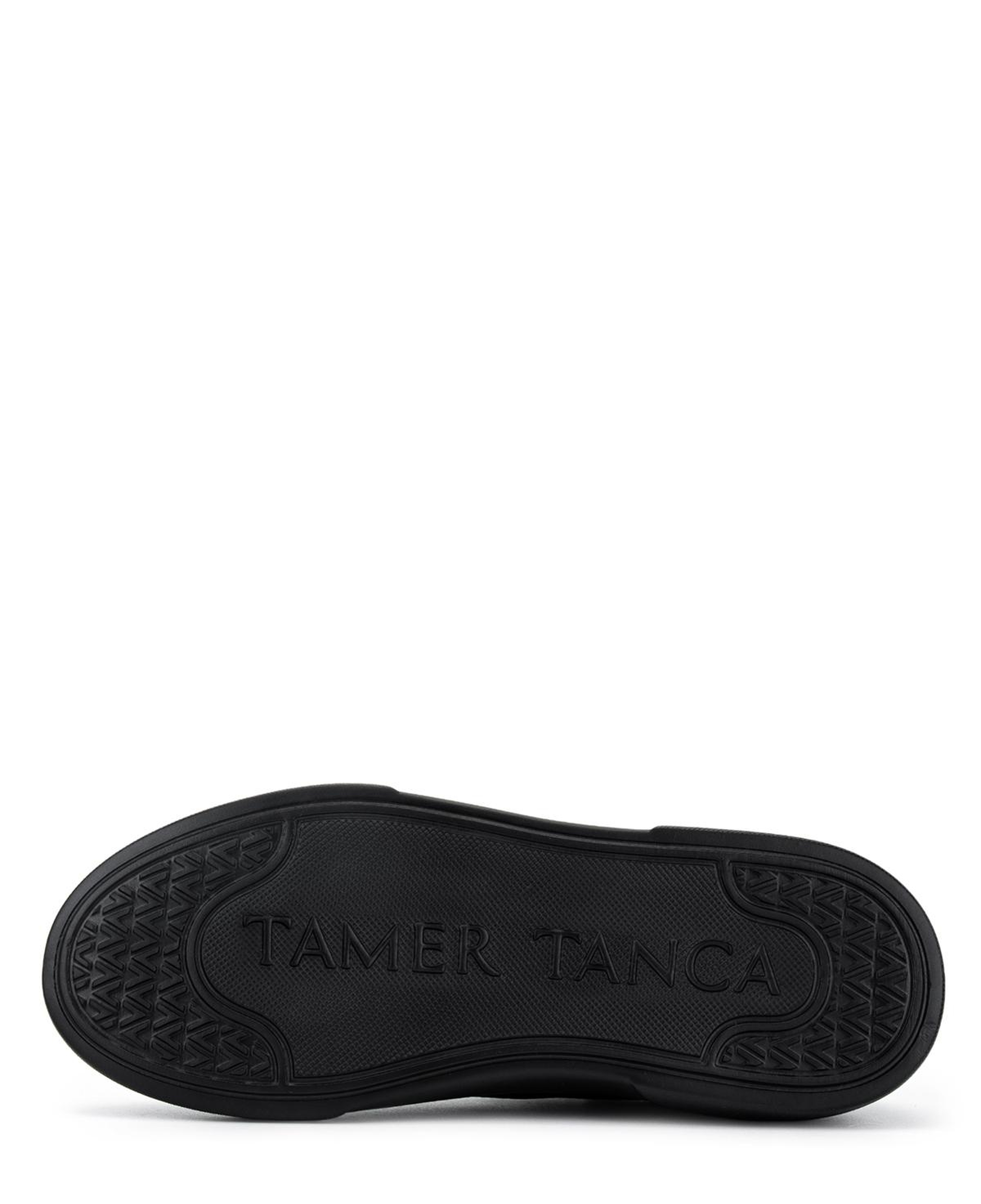 Tamer Tanca Erkek Hakiki Deri Siyah/Siyah Sneakers & Spor Ayakkabı