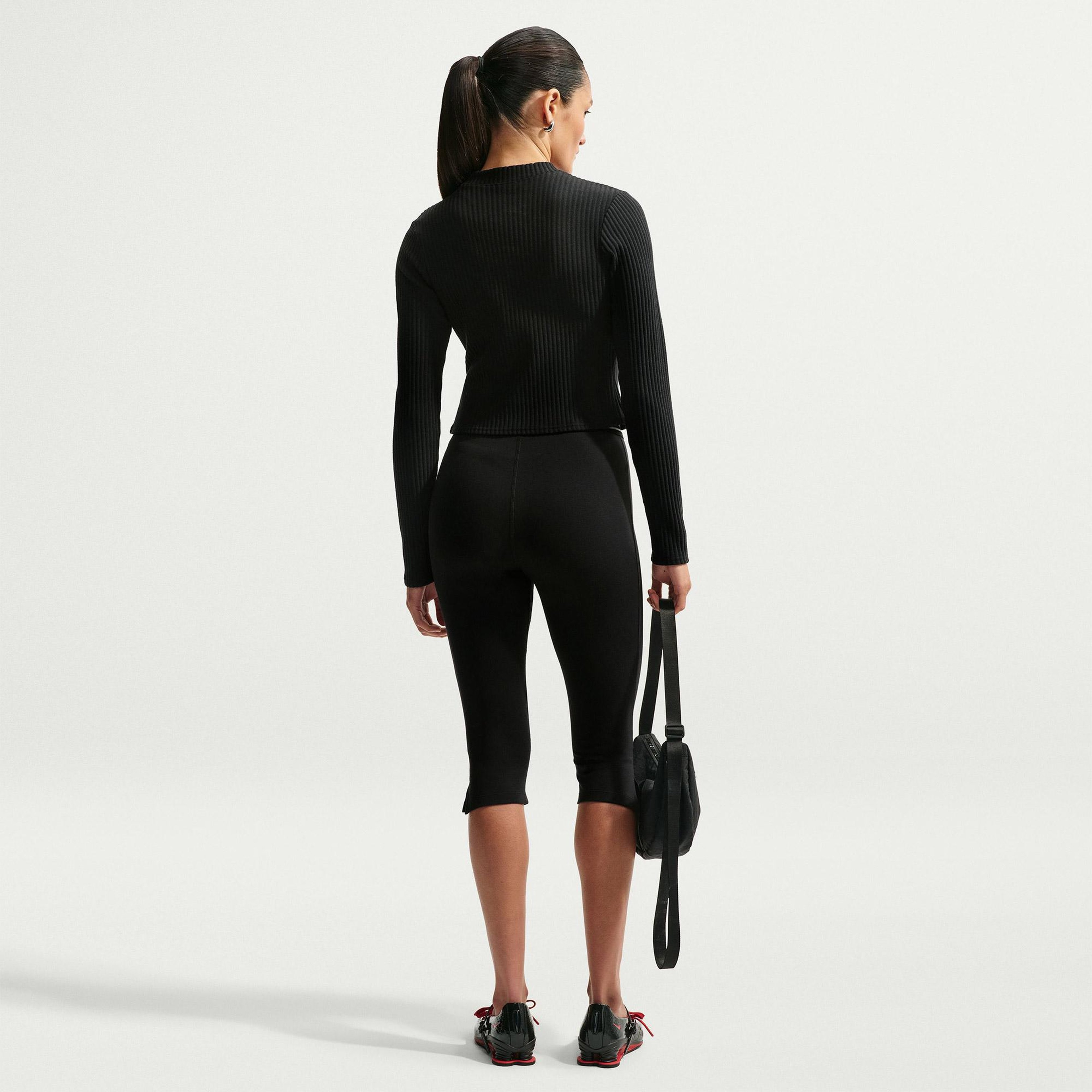 Nike Sportswear Chill Jersey Kadın Siyah Tayt