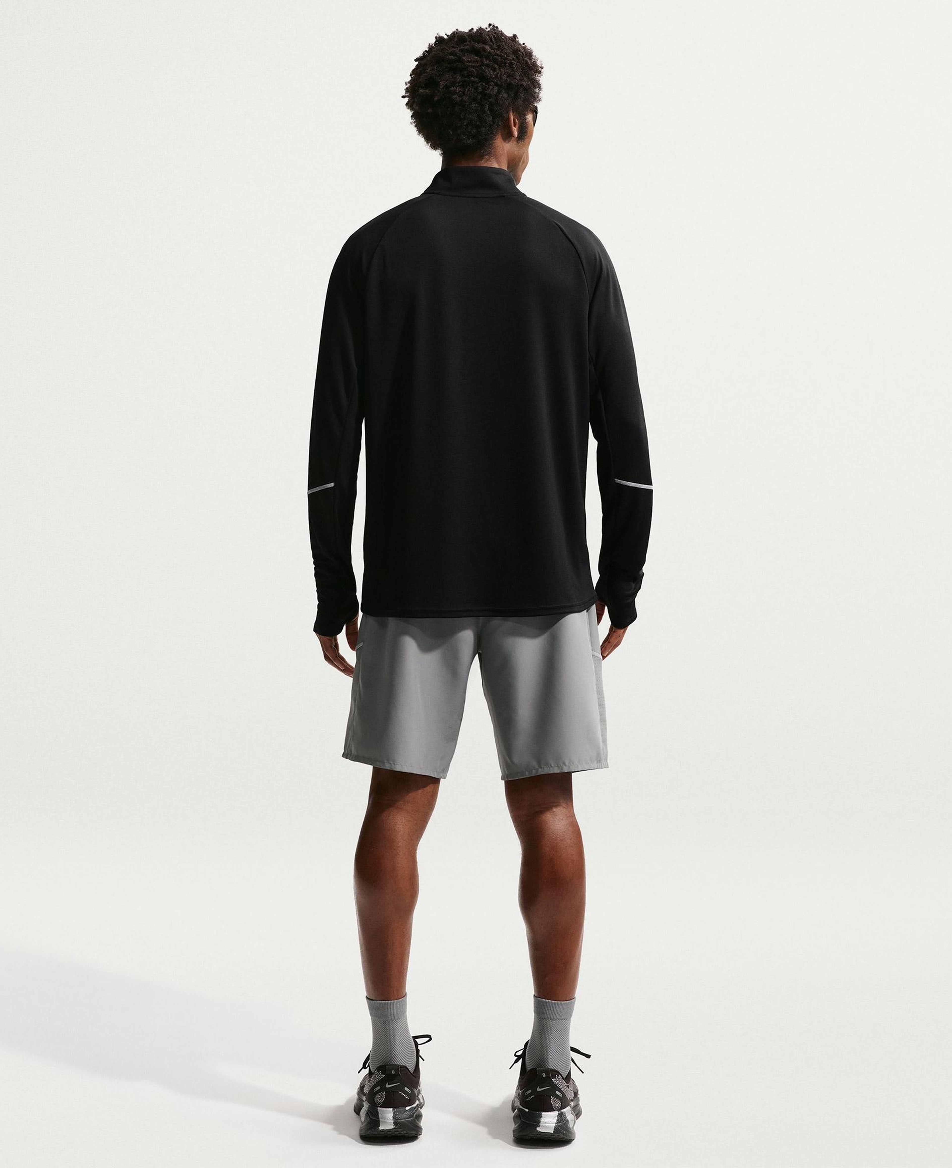 Nike Dri-Fit UV Miler Erkek Siyah Uzun Kollu T-Shirt
