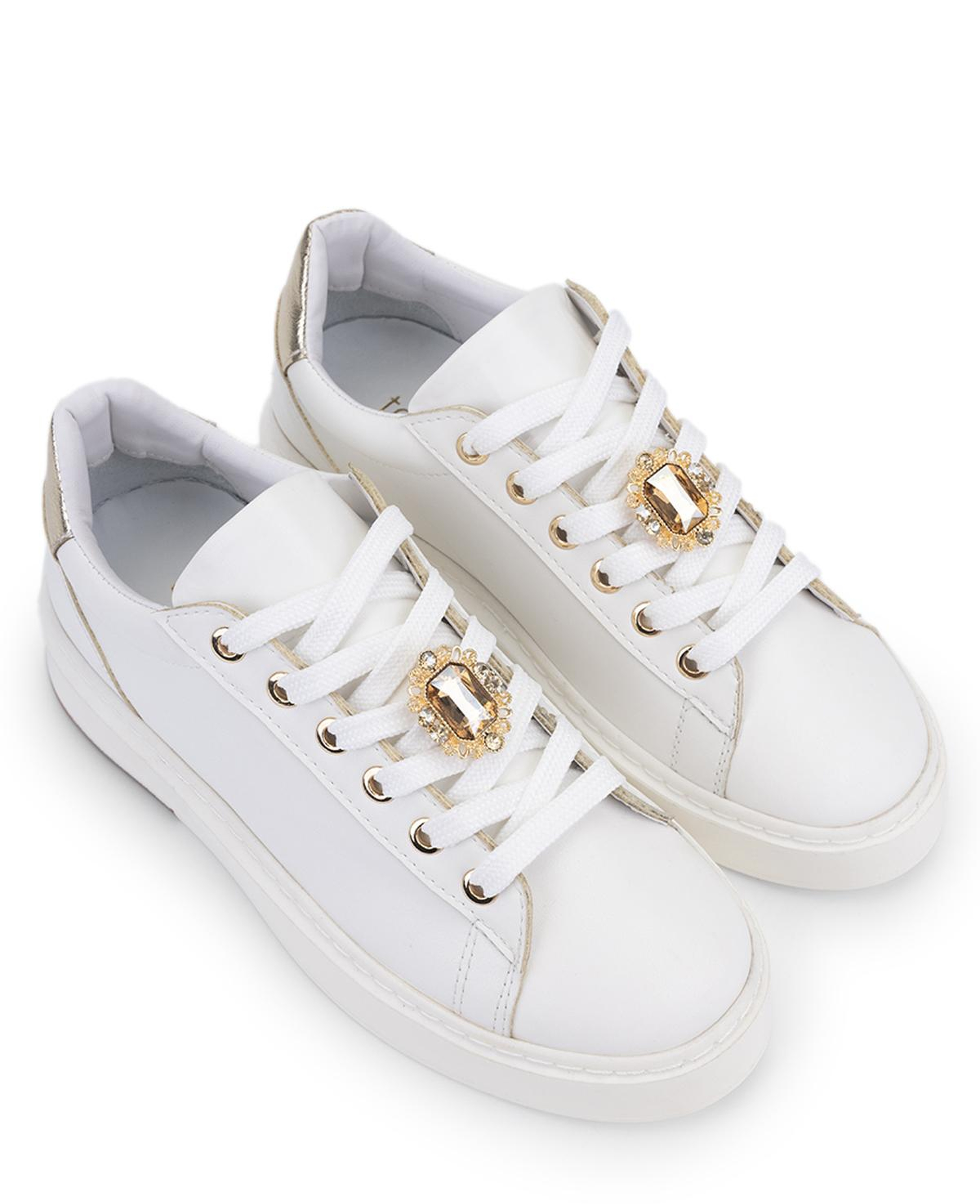 Tamer Tanca Kadın Suni Deri Beyaz Sneakers & Spor Ayakkabı