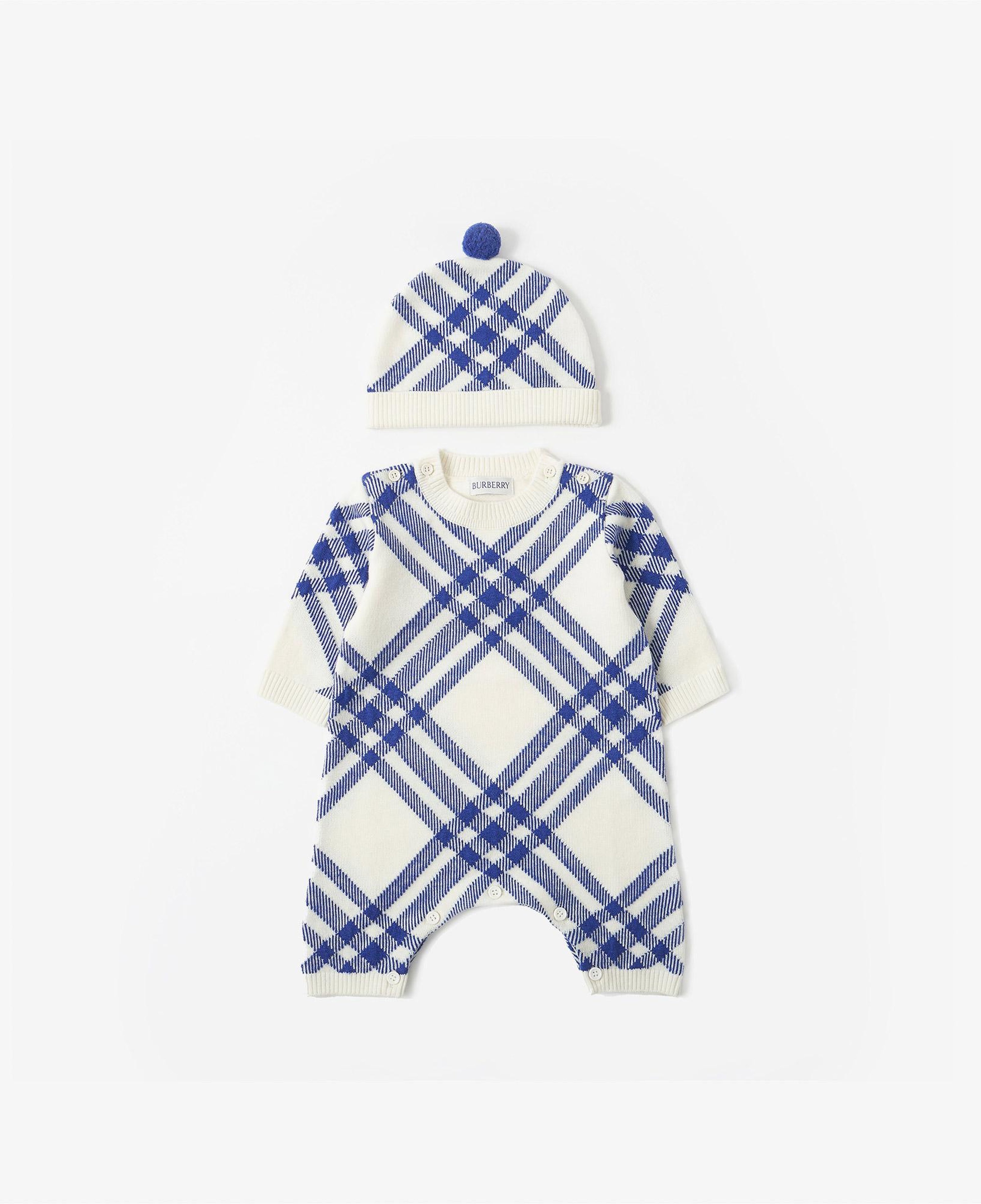 Burberry Çocuk Mavi Bebek Seti