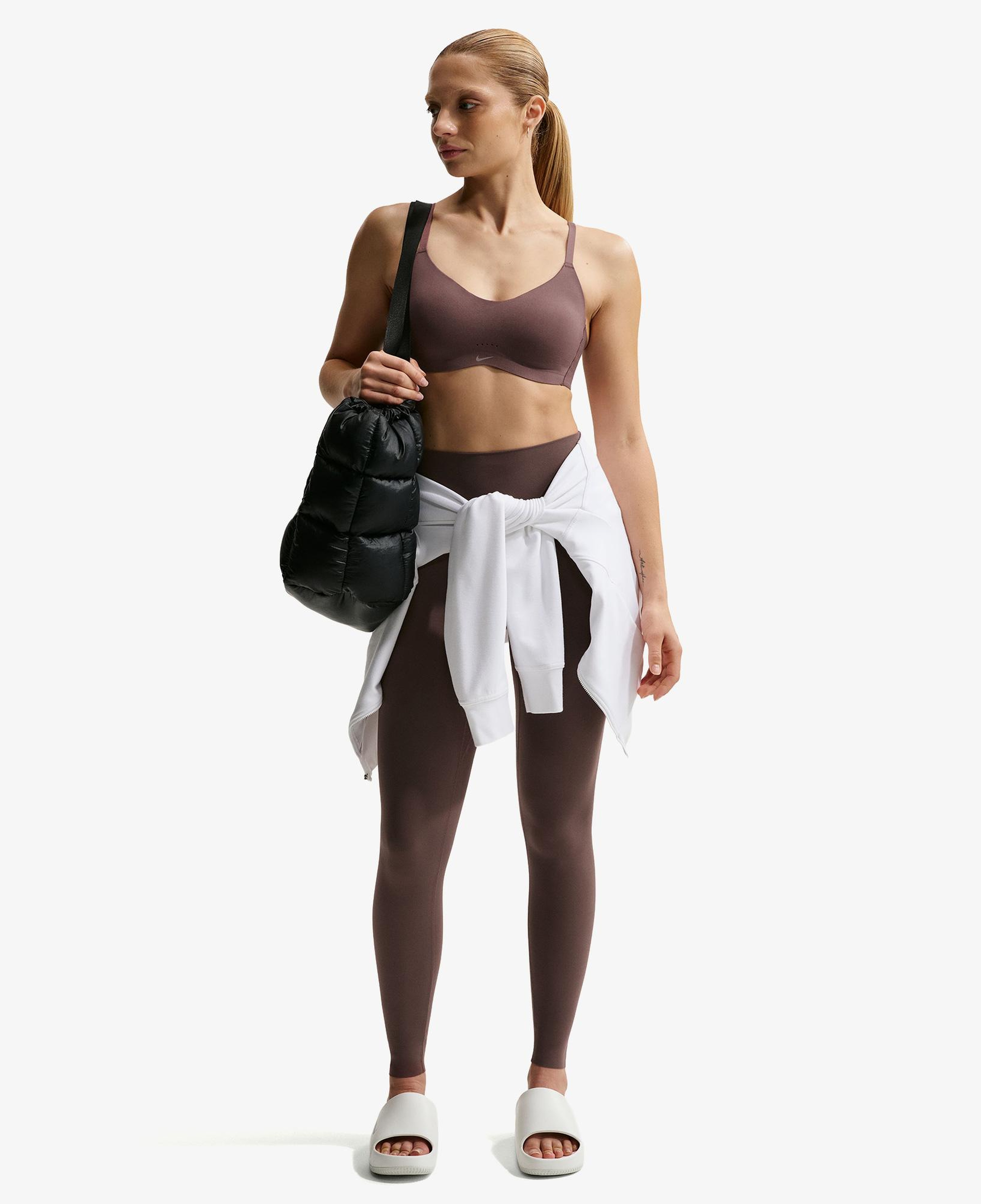 Nike Alate Minimalist Kadın Pembe Bra
