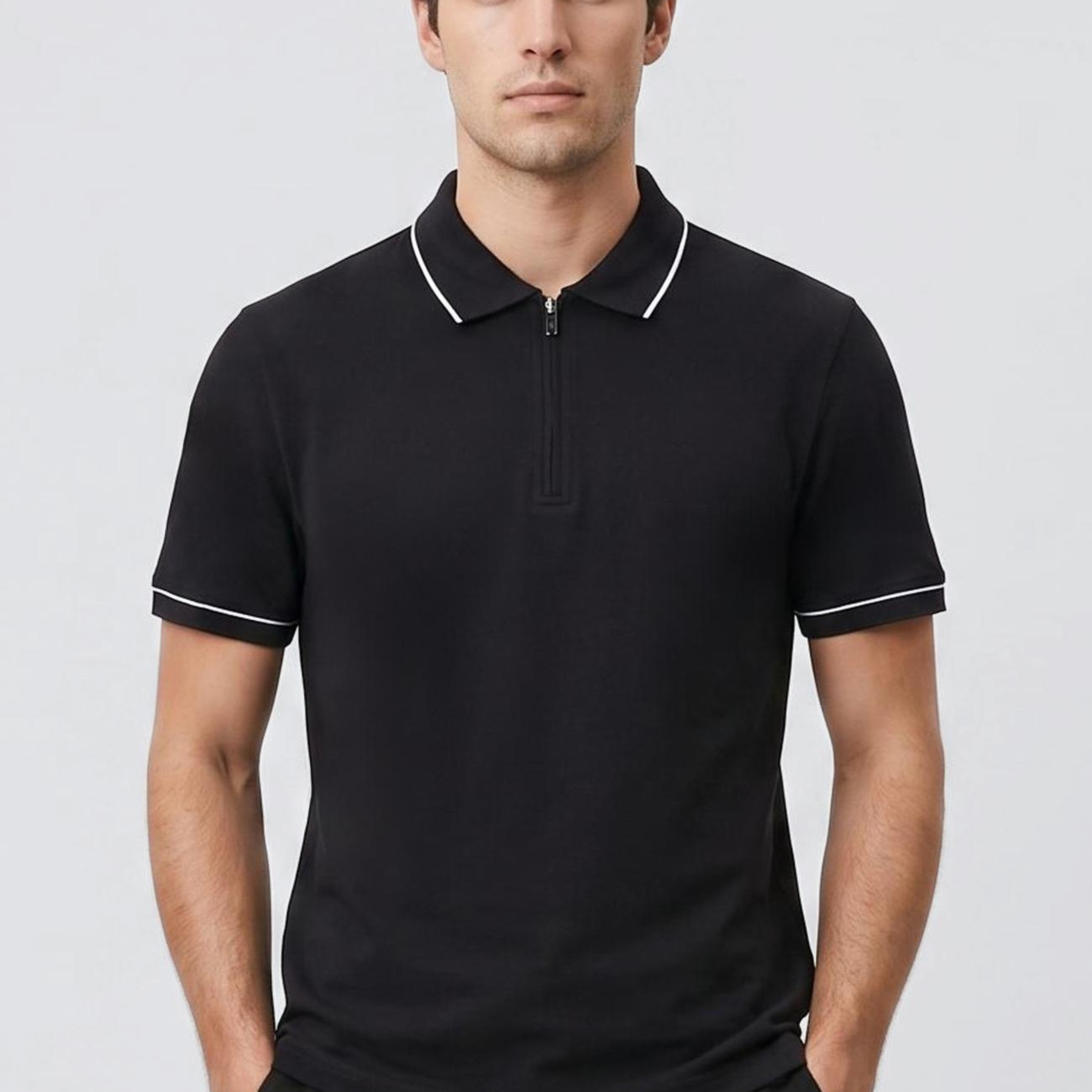 Network Erkek Lacivert Polo Pike T-shirt