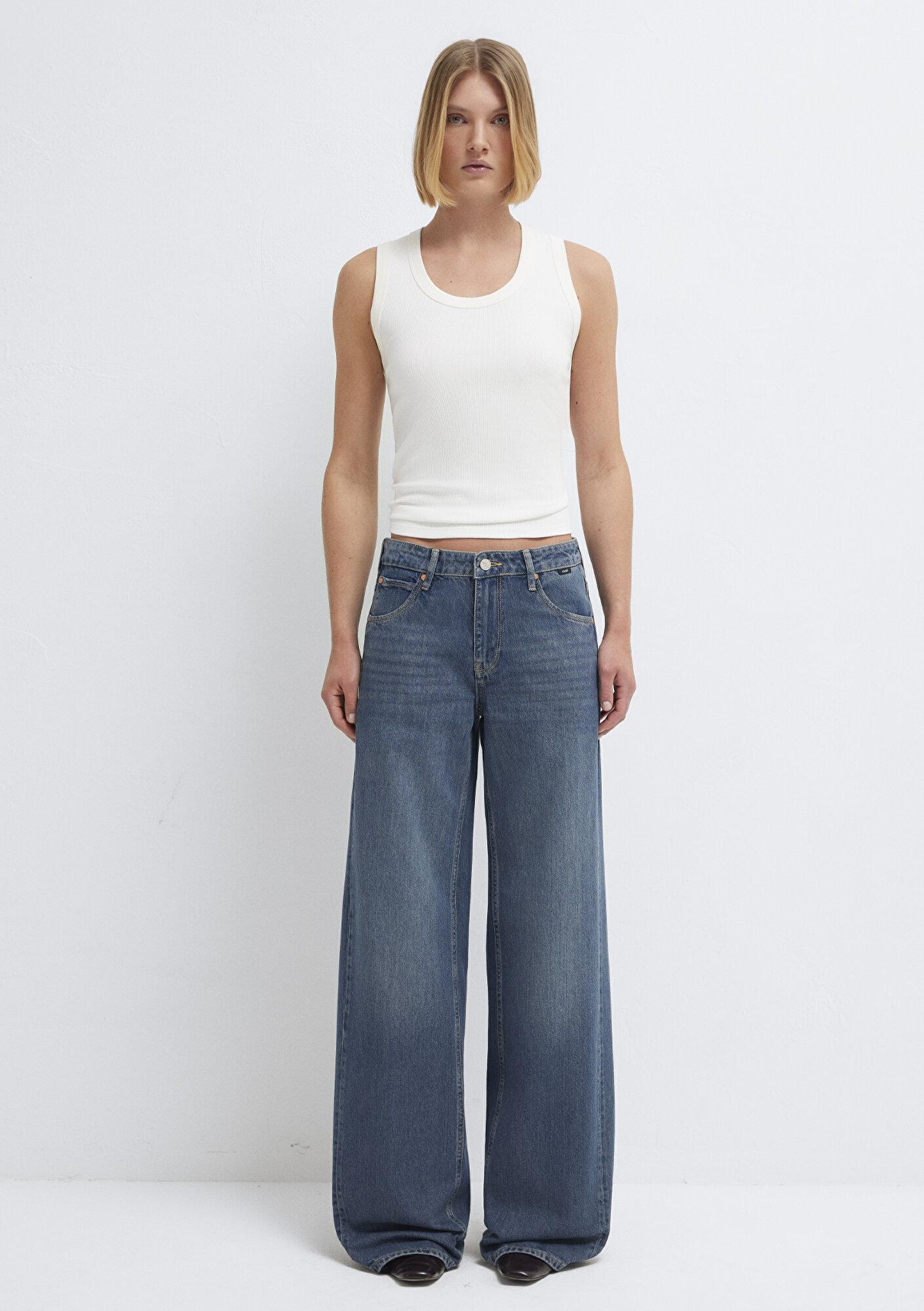 Mavi Siena Iconic Puslu Koyu Mavi Jean Pantolon 1010763-A3778