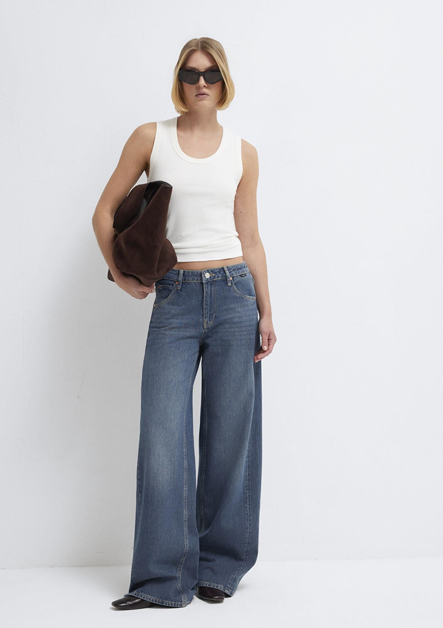 Mavi Siena Iconic Puslu Koyu Mavi Jean Pantolon 1010763-A3778