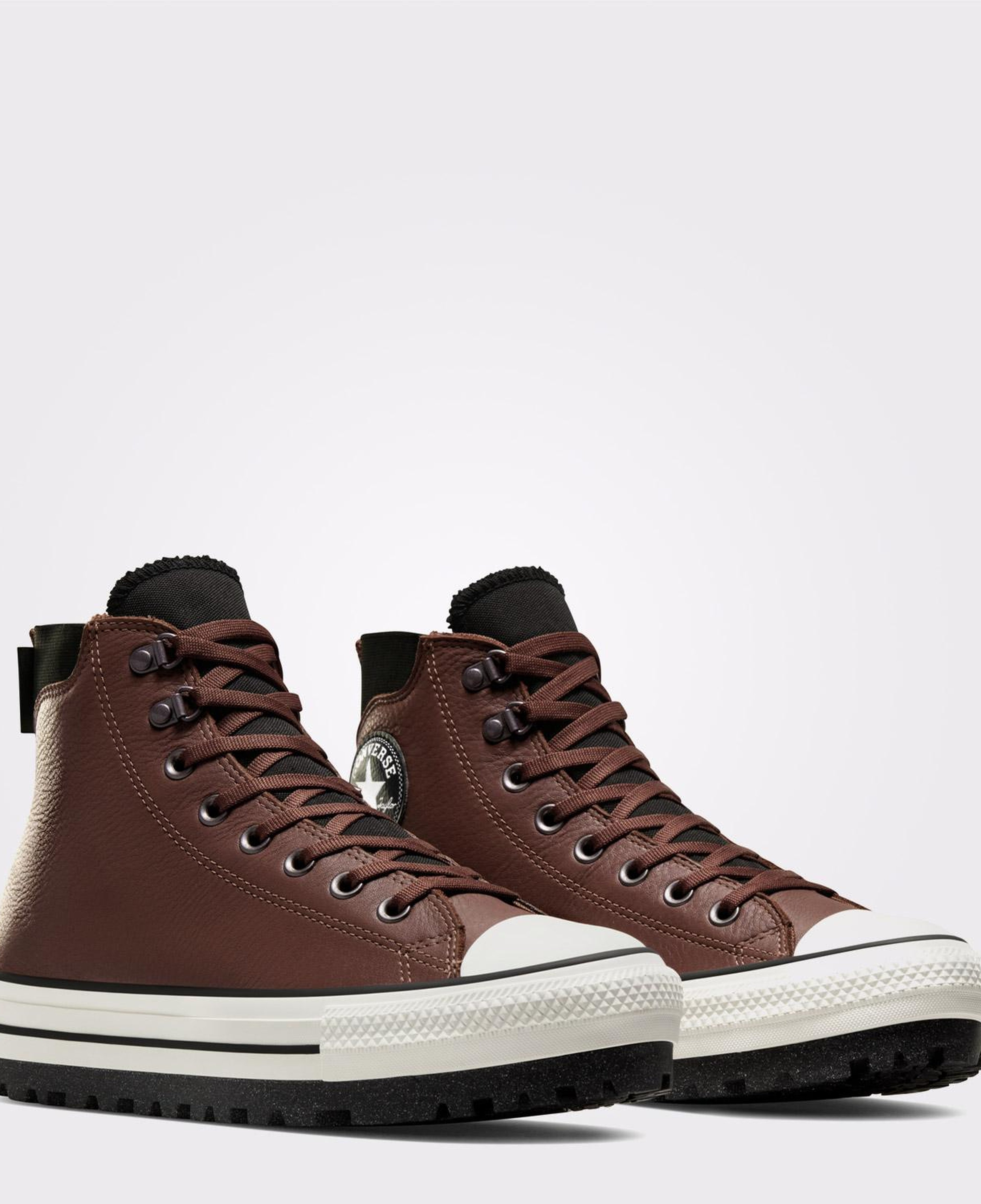 Converse Chuck Taylor All Star City Trek Unisex Kahverengi Deri Su Geçirmez Bot