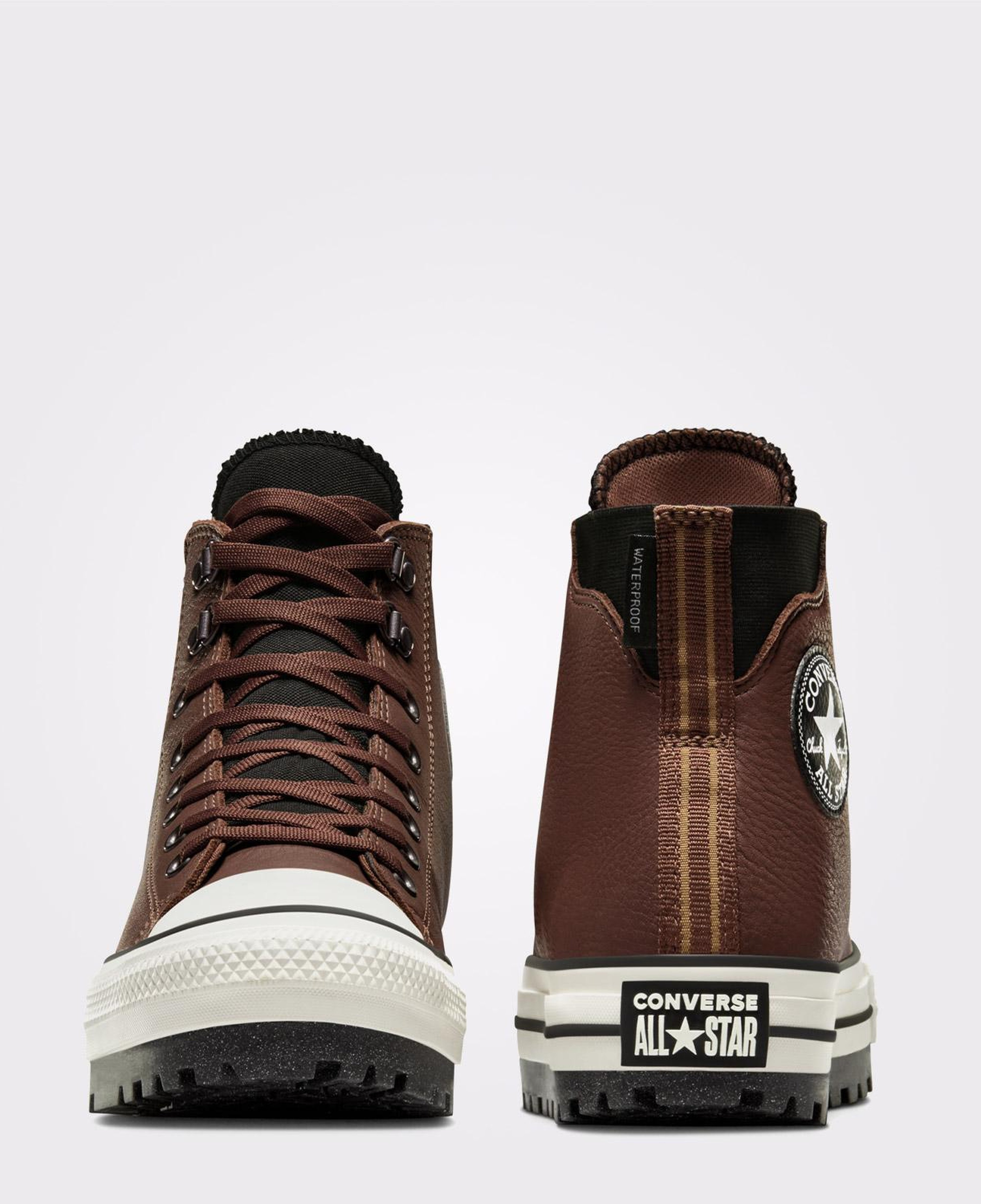 Converse Chuck Taylor All Star City Trek Unisex Kahverengi Deri Su Geçirmez Bot