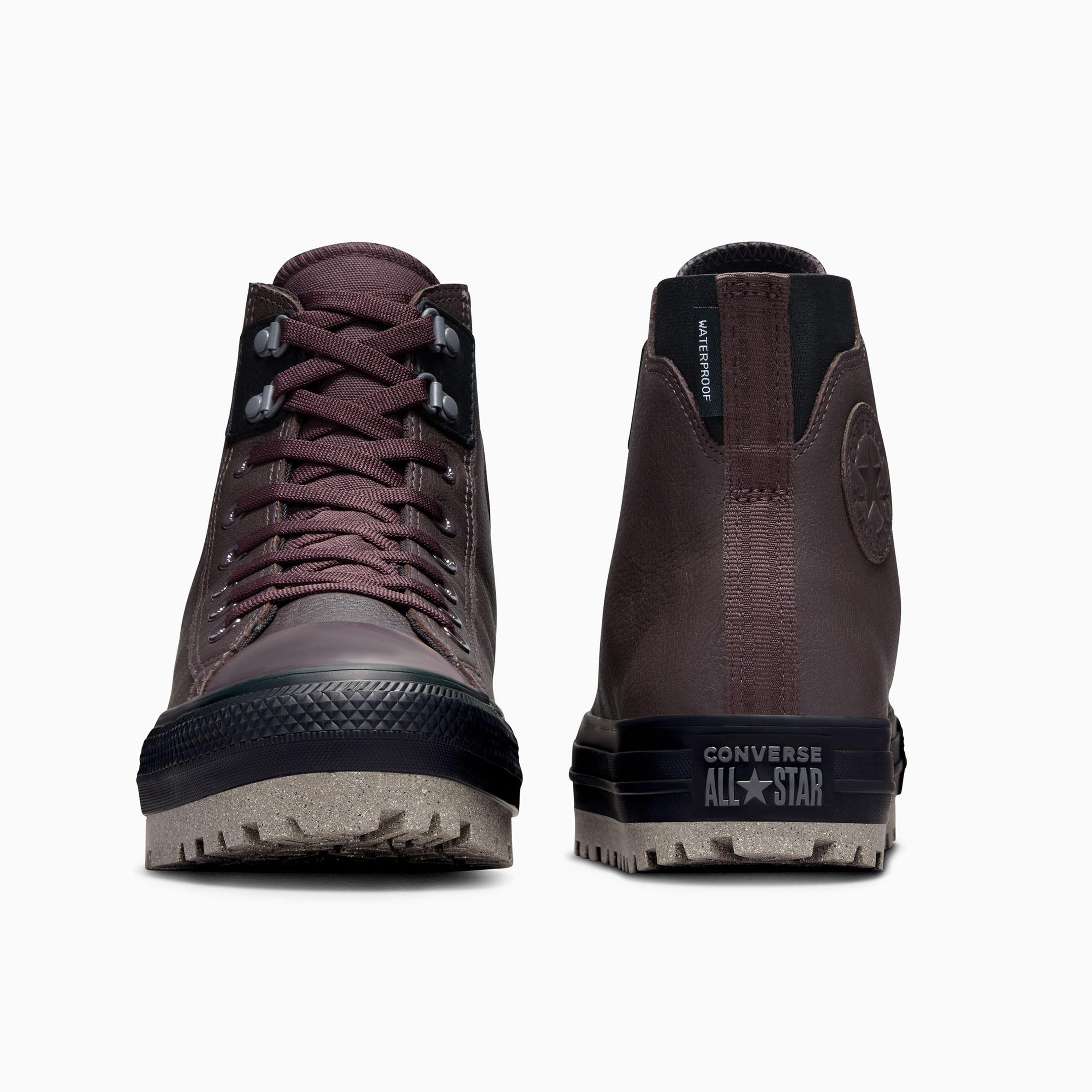 Converse Chuck Taylor All Star City Trek Unisex Kahverengi Deri Su Geçirmez Bot