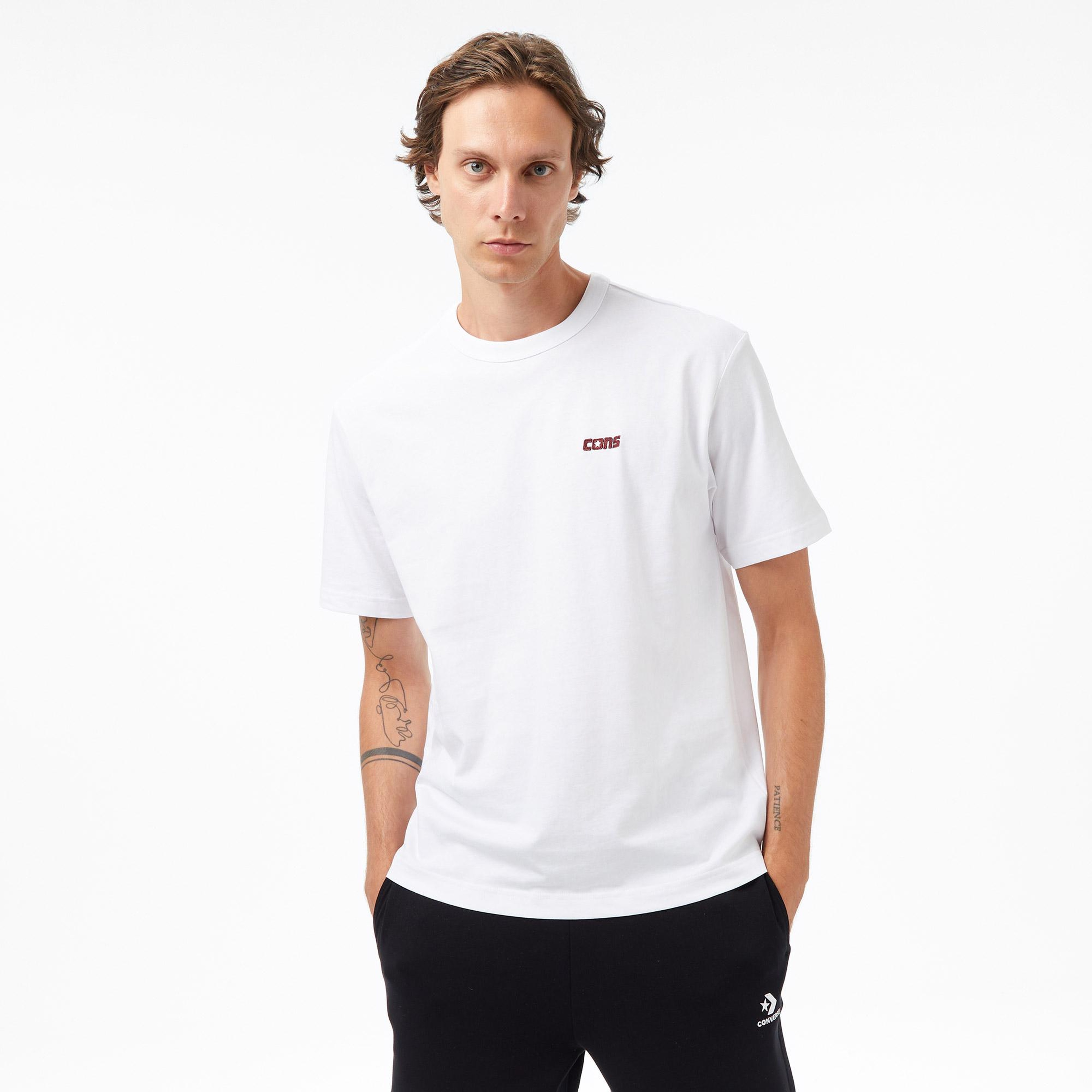 Converse Erkek Beyaz T Shirt