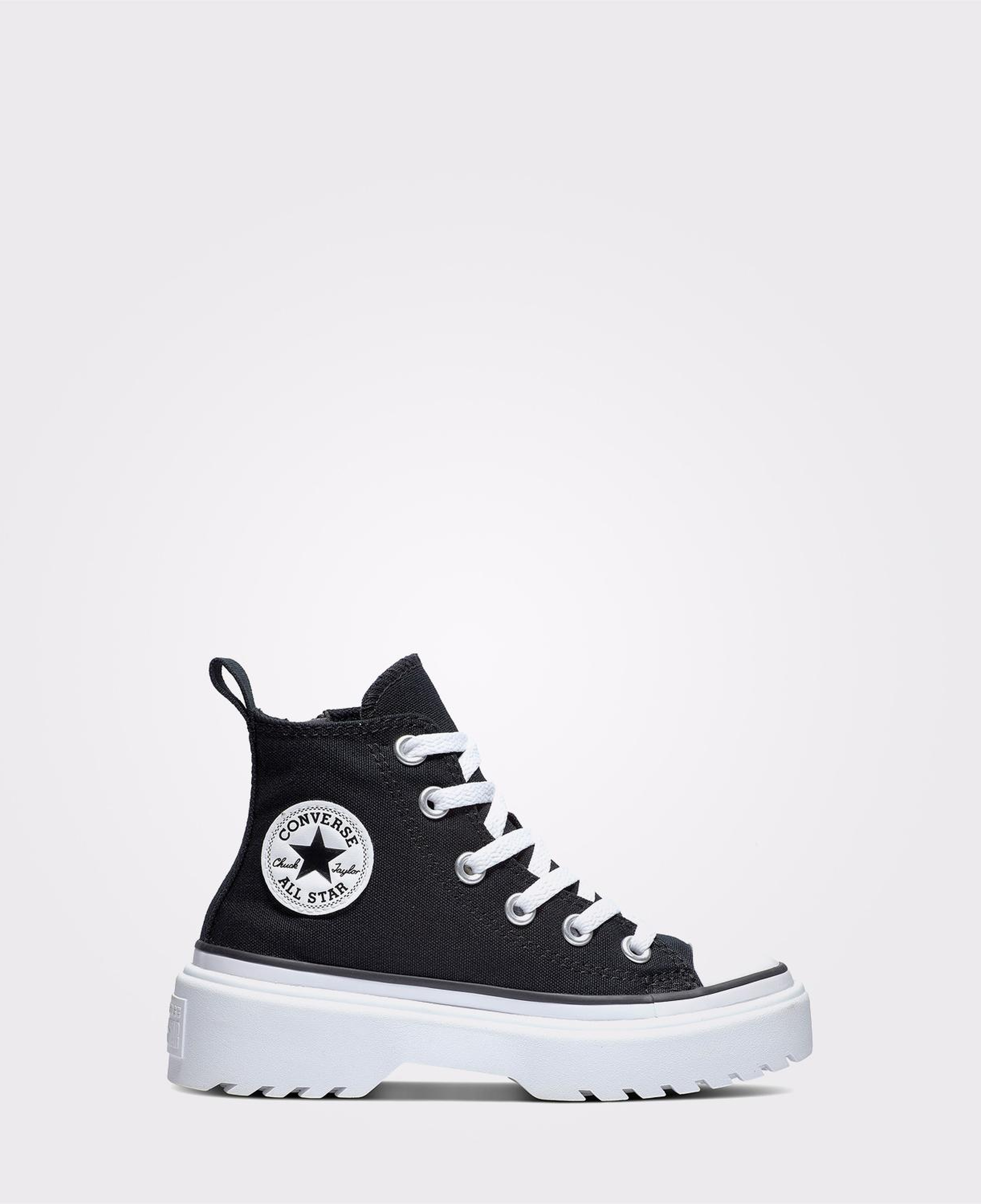 Converse Chuck Taylor All Star Lugged Lift Çocuk Siyah Platform Bot