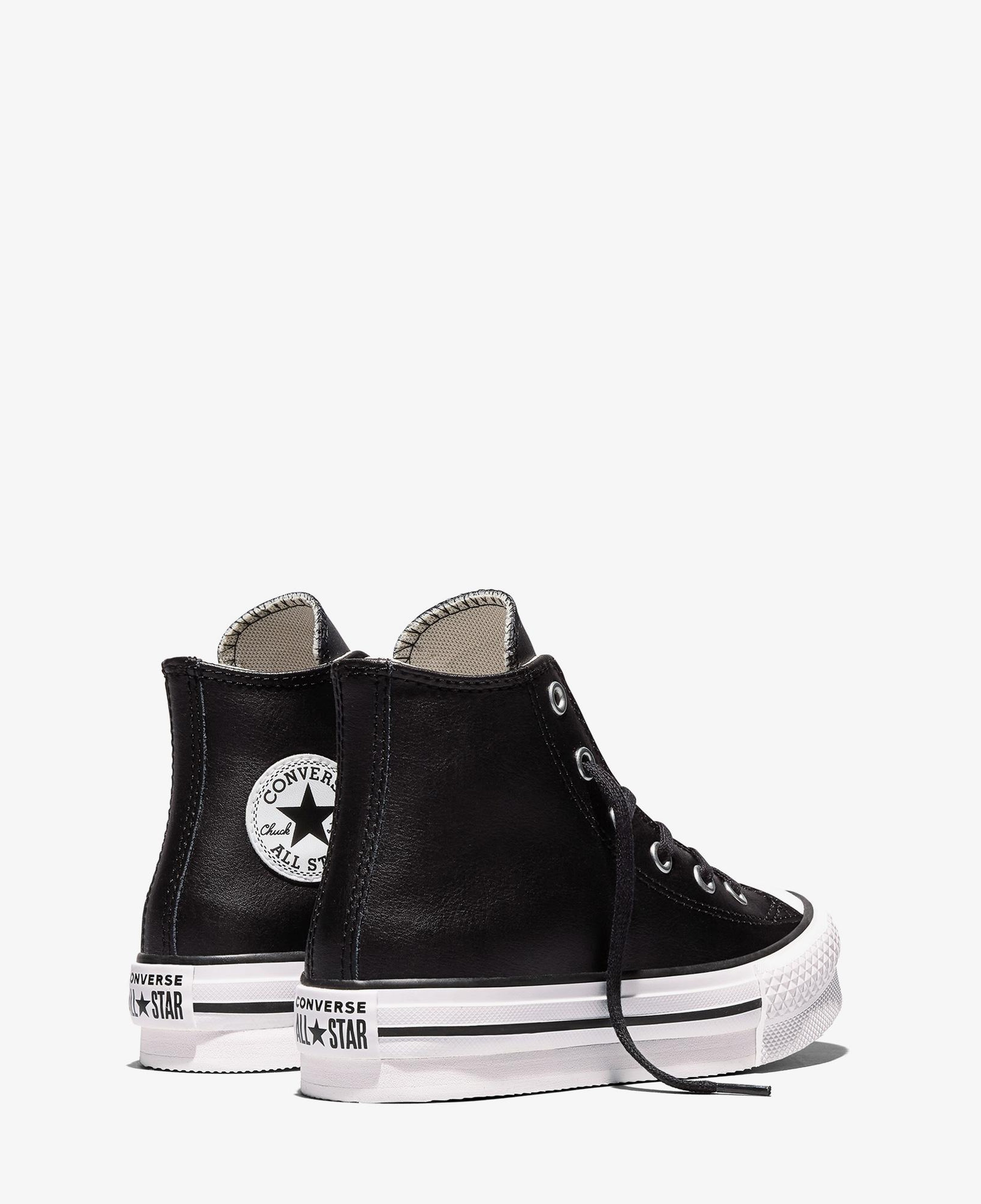 Converse Chuck Taylor All Star EVA Lift Çocuk Siyah Deri Sneaker
