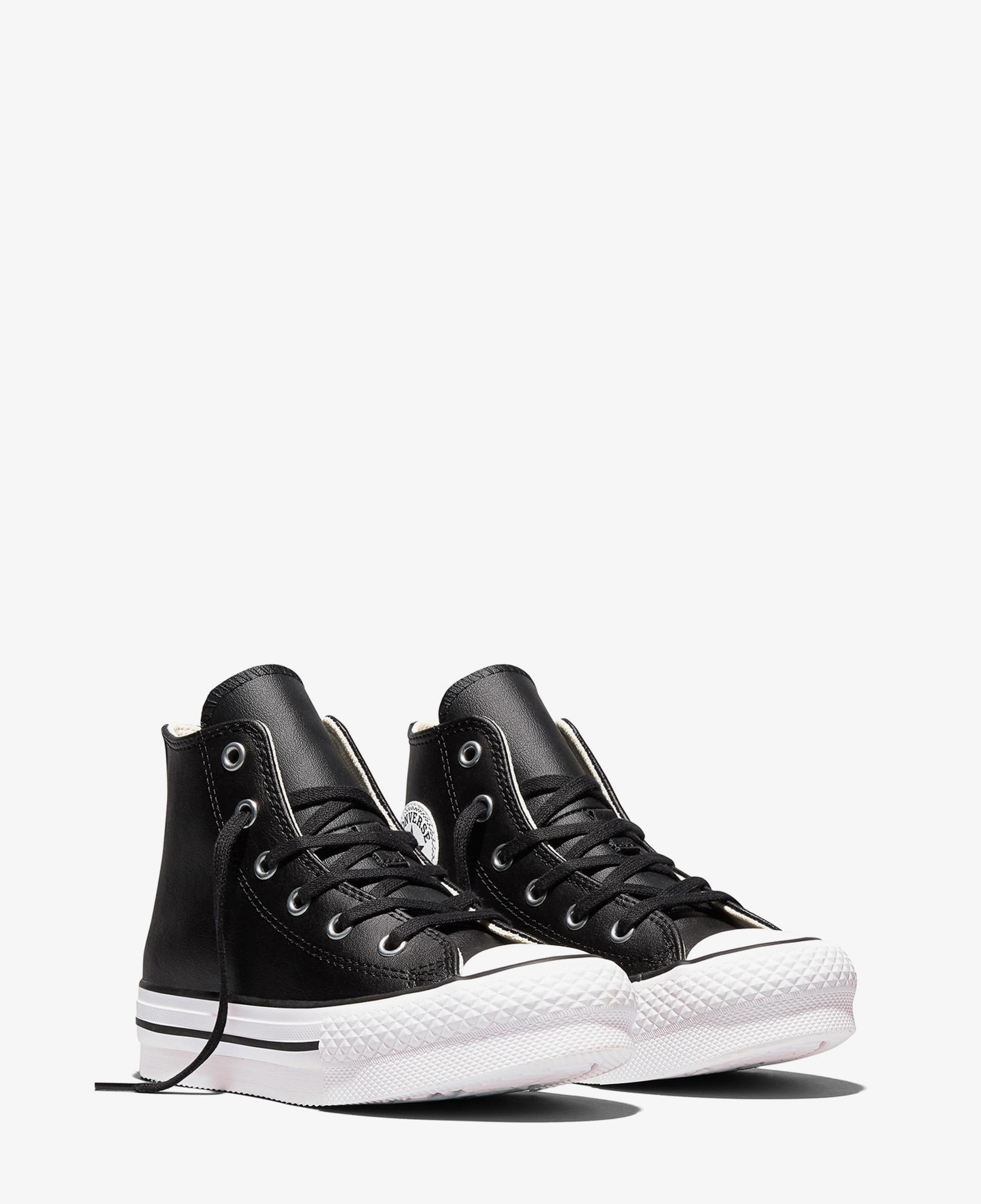 Converse Chuck Taylor All Star EVA Lift Çocuk Siyah Deri Sneaker