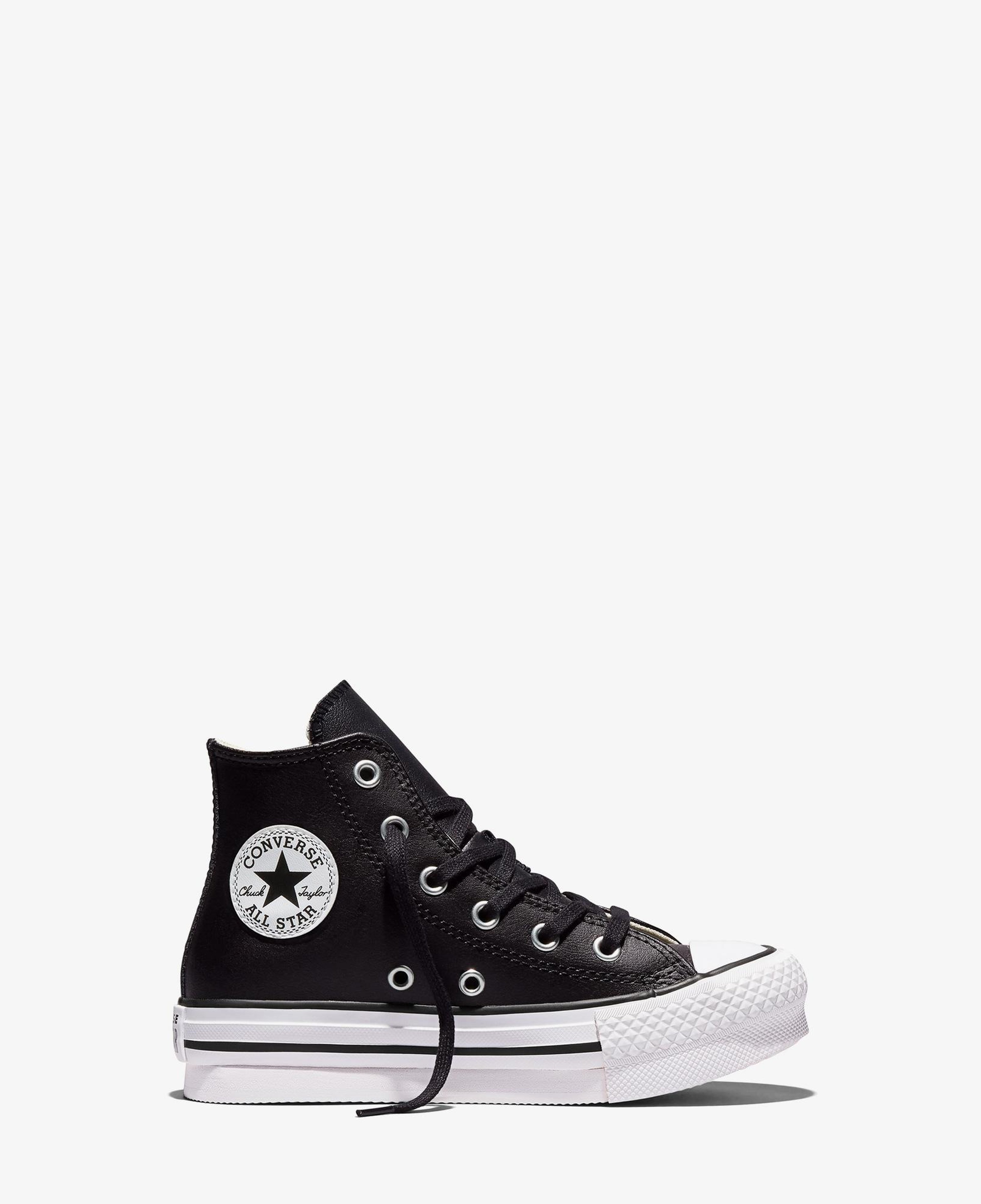 Converse Chuck Taylor All Star EVA Lift Çocuk Siyah Deri Sneaker