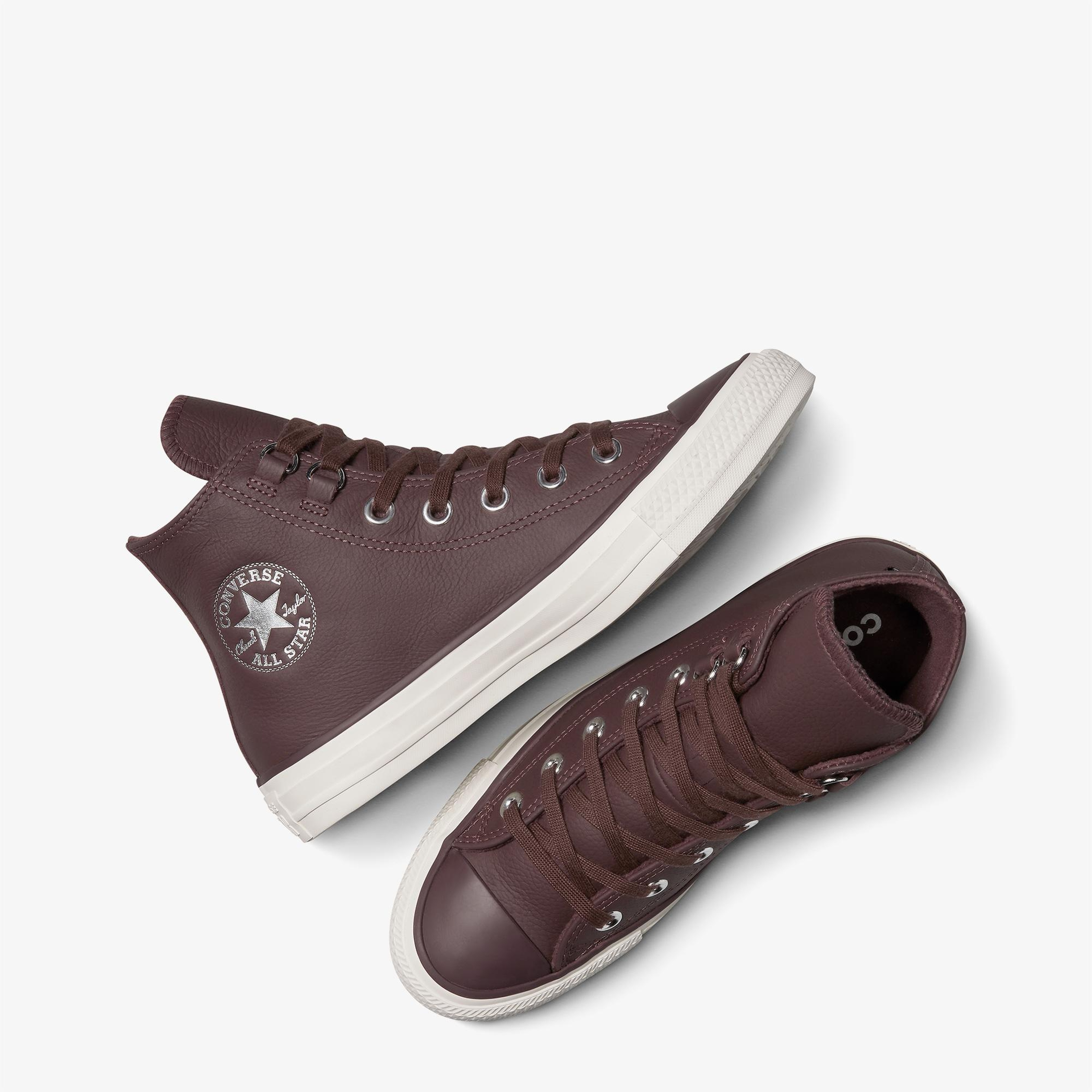 Converse Chuck Taylor All Star Deri Unisex Kahverengi Sneaker