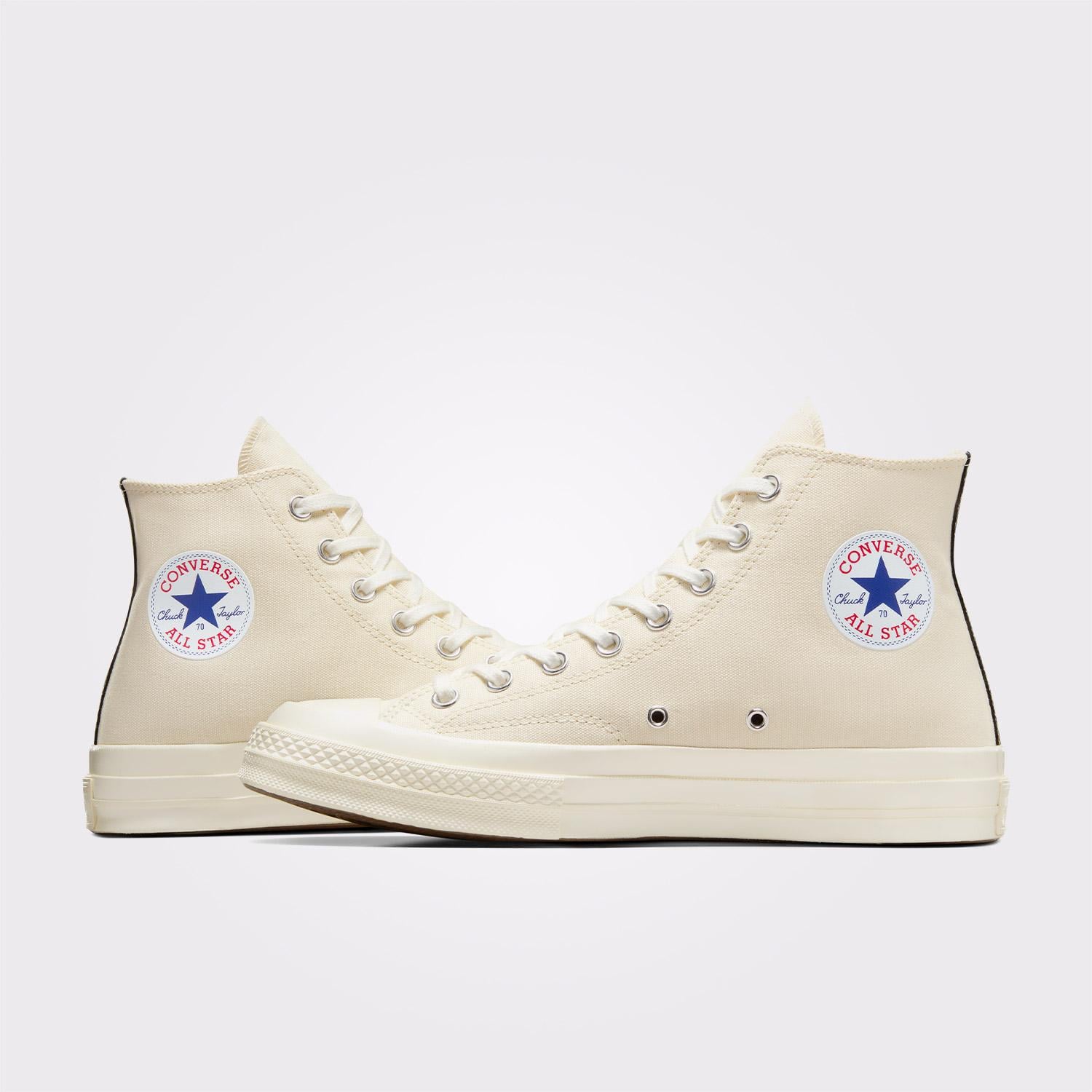 Converse X Comme Des Garçons Play Chuck 70 Unisex Krem Sneaker