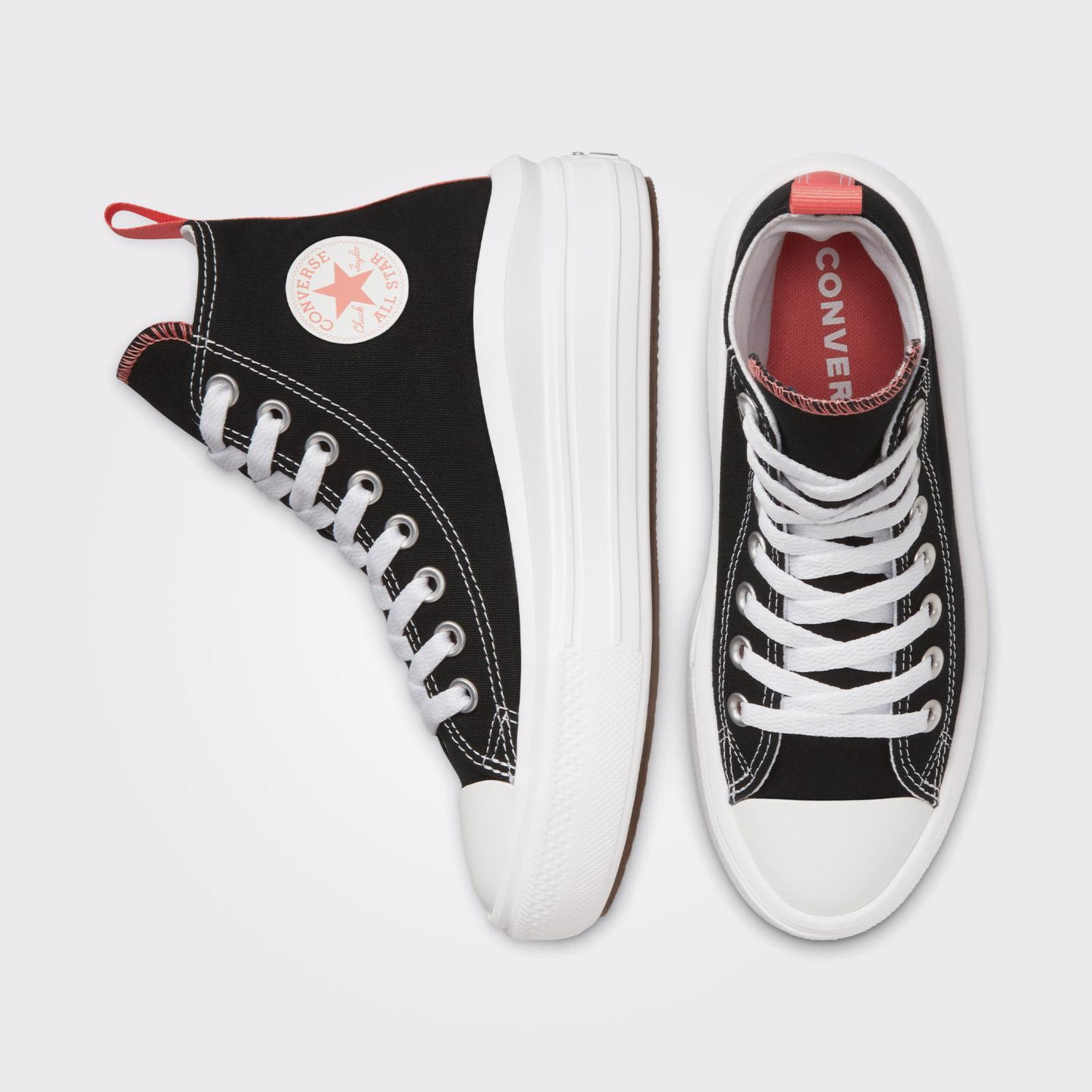 Converse Chuck Taylor All Star Move Genç Siyah Sneaker